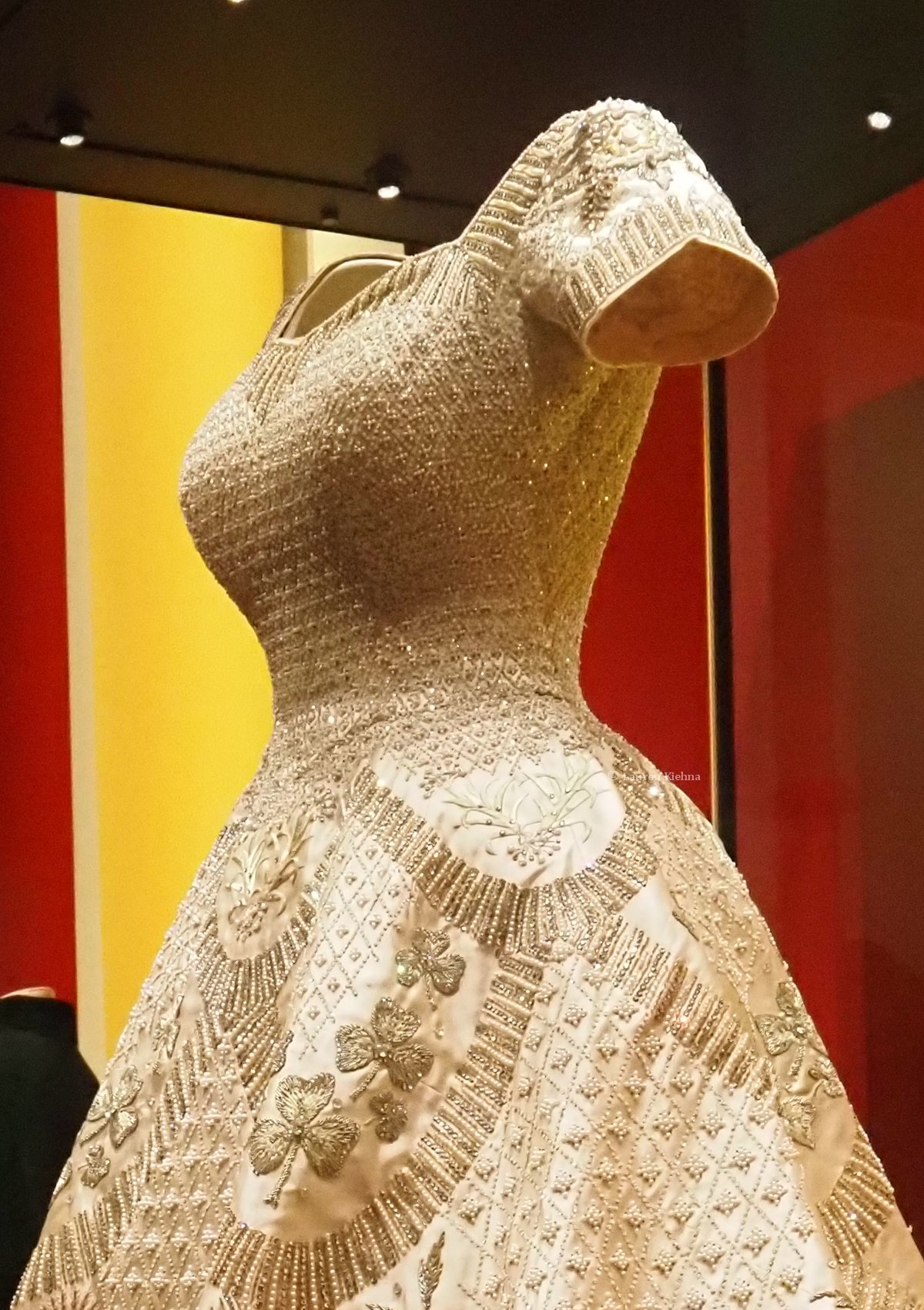 Views of Queen Elizabeth II: Her Life In Style at the King's Gallery, Buckingham Palace in London on April 9, 2026 (Photograph © Lauren Kiehna. All rights reserved.)