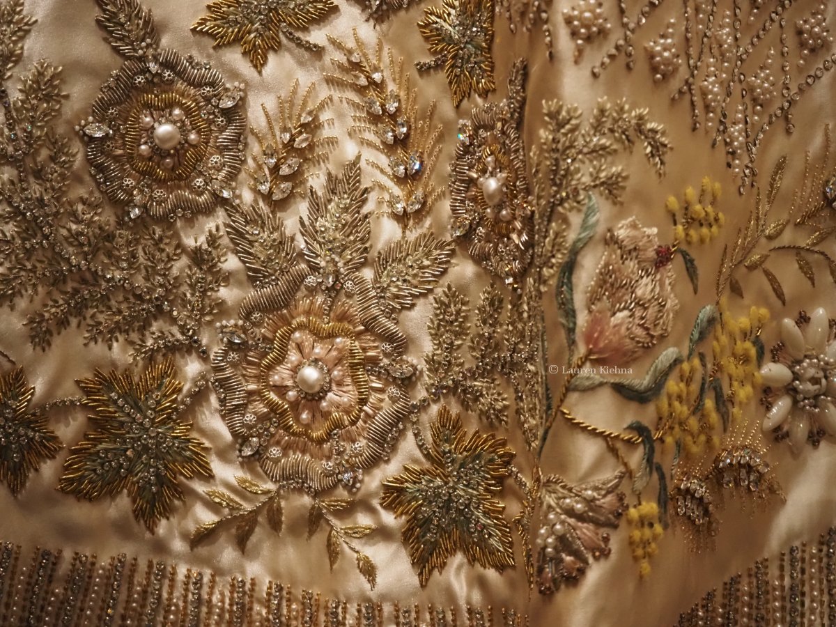 Views of Queen Elizabeth II: Her Life In Style at the King's Gallery, Buckingham Palace in London on April 9, 2026 (Photograph © Lauren Kiehna. All rights reserved.)