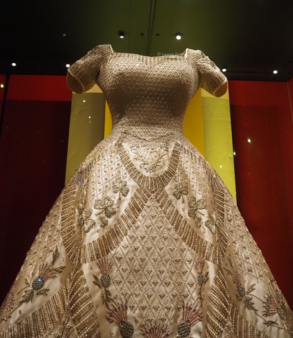 Views of Queen Elizabeth II: Her Life In Style at the King's Gallery, Buckingham Palace in London on April 9, 2026 (Photograph © Lauren Kiehna. All rights reserved.)