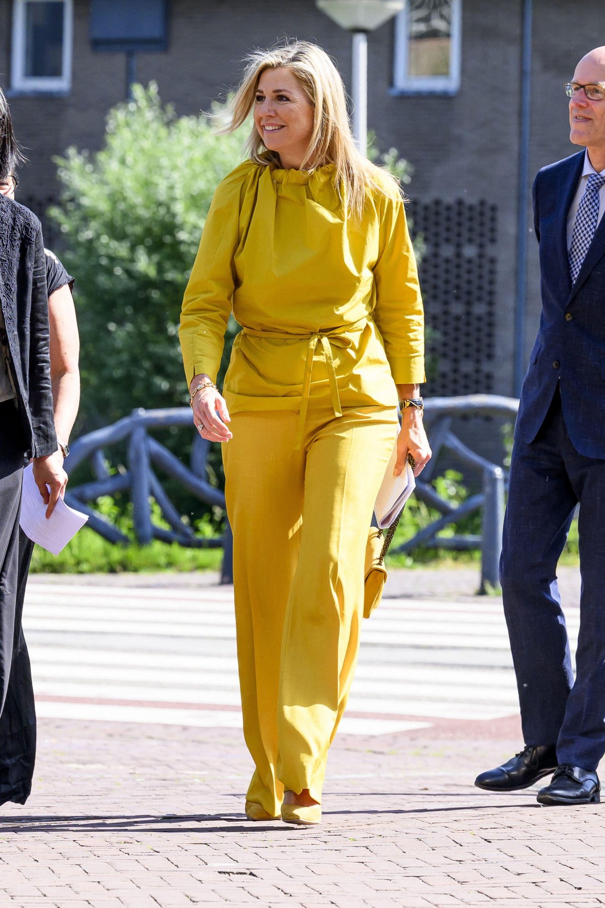 The Queen of the Netherlands visits the Royal Institute of Language, Land and Ethnology in Leiden on May 25, 2026 (Patrick van Emst/NLBeeld/Alamy)