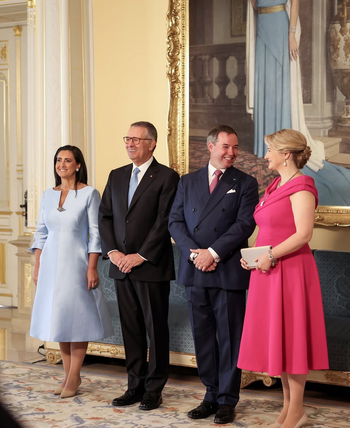 The Grand Duke and Grand Duchess of Luxembourg welcome the President of Portugal to Luxembourg on June 6, 2026 (Sophie Margue/Maison du Grand-Duc)