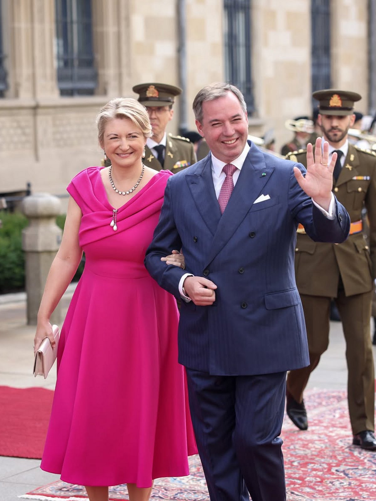 The Grand Duke and Grand Duchess of Luxembourg welcome the President of Portugal to Luxembourg on June 6, 2026 (Sophie Margue/Maison du Grand-Duc)