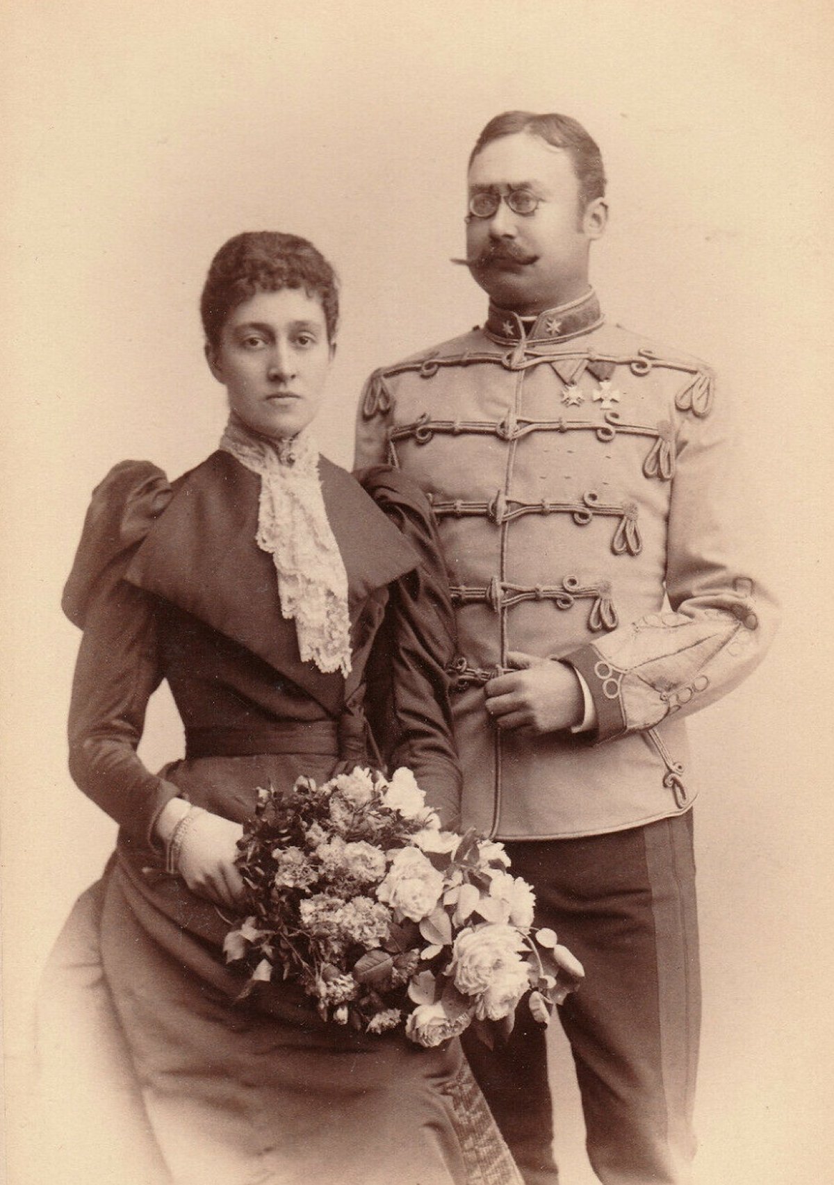 Hereditary Grand Duke Guillaume IV and Hereditary Grand Duchess Maria Ana of Luxembourg, ca. 1890 (Wikimedia Commons)