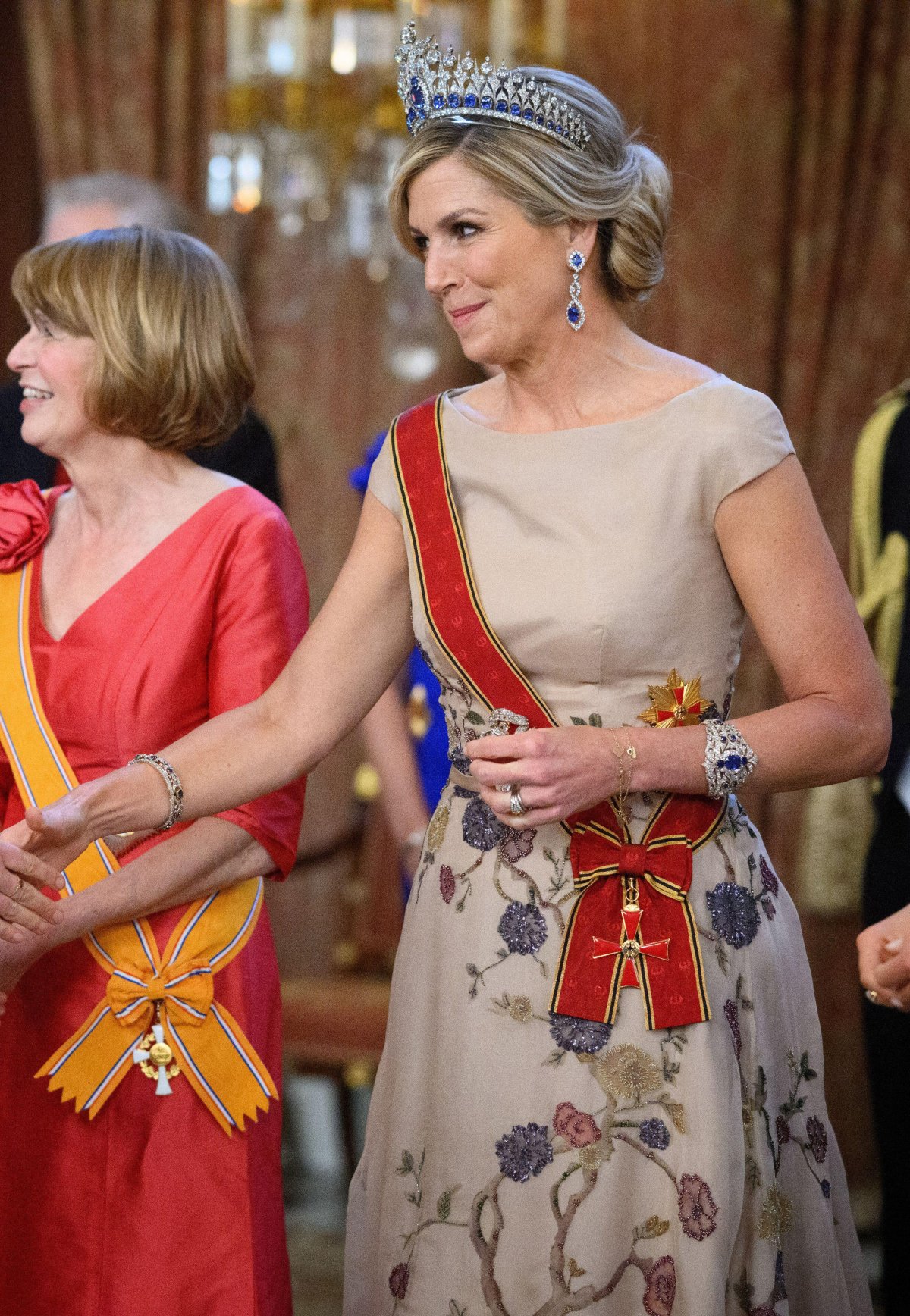 The King and Queen of the Netherlands, with the Princess of Orange and Prince Constantijn, host a state banquet for the visiting President of Germany at the Royal Palace in Amsterdam on June 9, 2026 (Bernd von Jutrczenk/DPA Picture Alliance/Alamy)