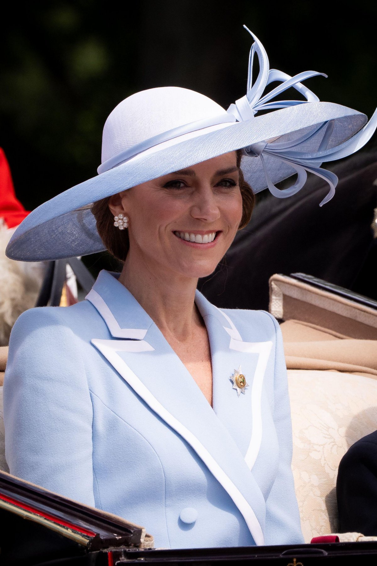 Membros da família real britânica são retratados durante Trooping the Color em Londres em 13 de junho de 2026 (Aaron Chown/PA Images/Alamy)