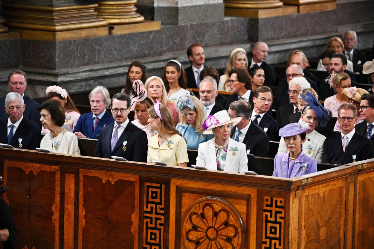 The King and Queen of Sweden celebrate their golden wedding anniversary with family and friends in Stockholm on June 13, 2026 (Christine Olsson/TT News Agency/Alamy)