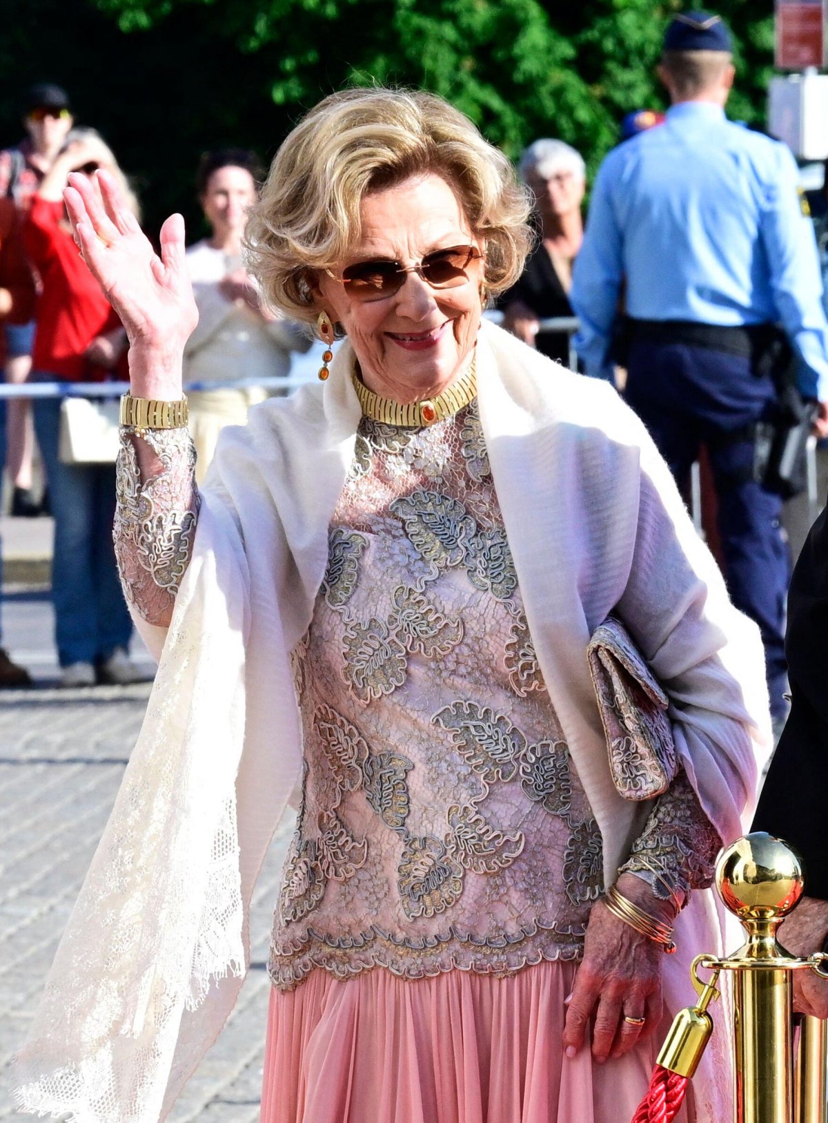 The King and Queen of Sweden celebrate their golden wedding anniversary with family and friends in Stockholm on June 13, 2026 (Jonas Ekströmer/TT News Agency/Alamy)
