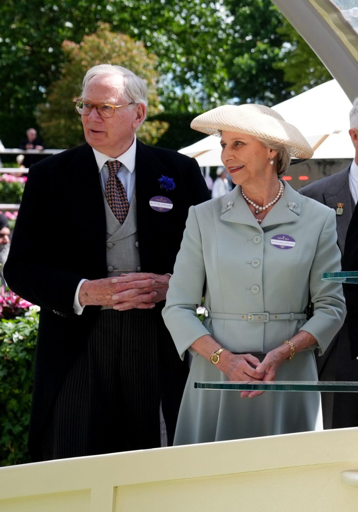 The Duke and Duchess of Gloucester attend Royal Ascot on June 16, 2026 (John Walton/PA Images/Alamy)