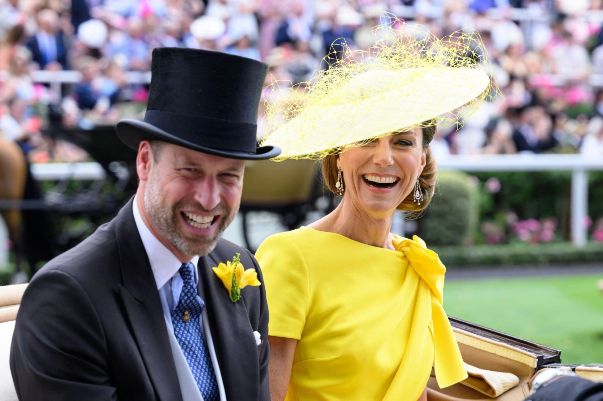 The Prince and Princess of Wales attend Royal Ascot on June 17, 2026 (Doug Peters/Alamy)