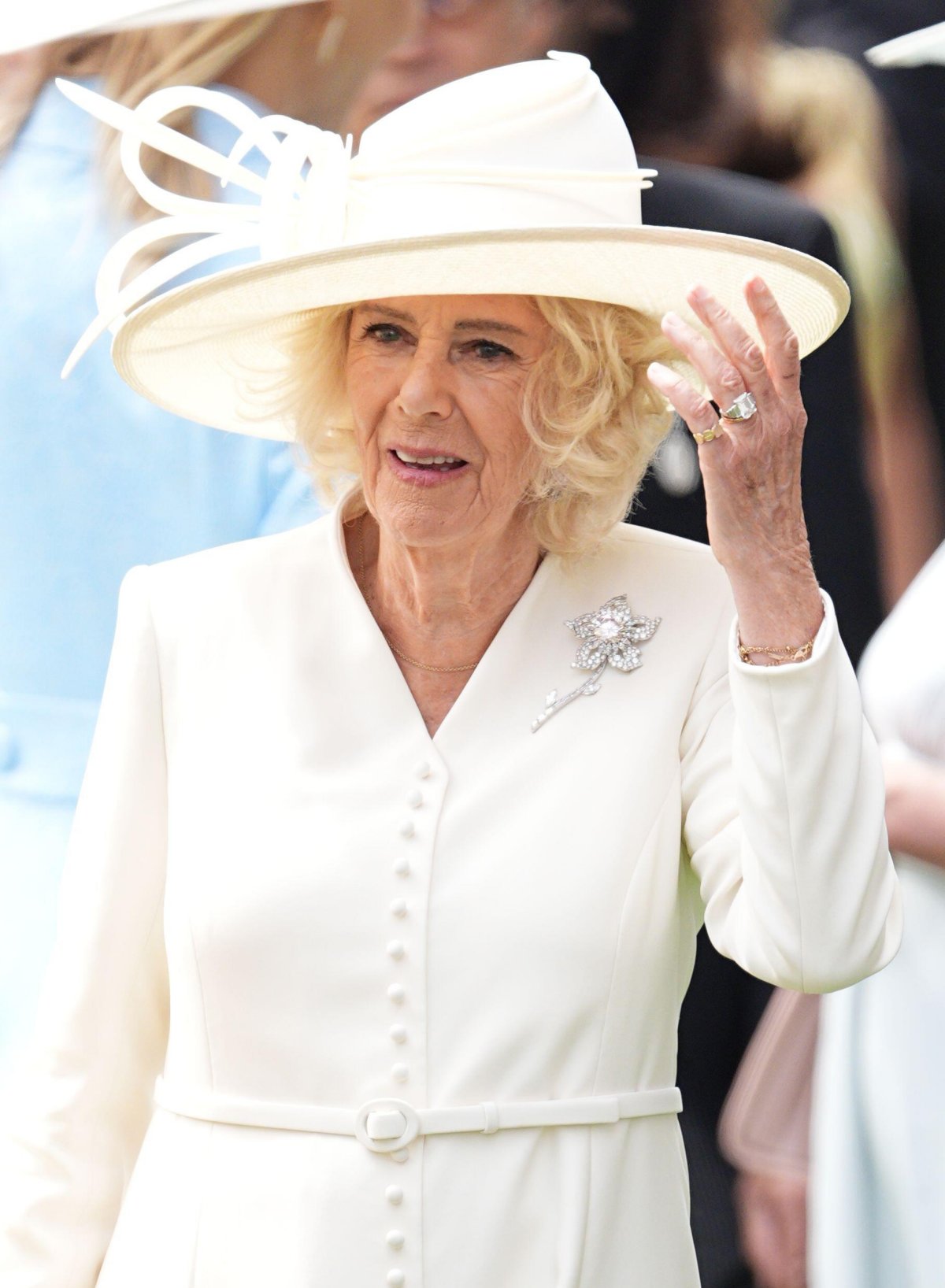 Queen Camilla attends Royal Ascot on June 17, 2026 (Aaron Chown/PA Images/Alamy)