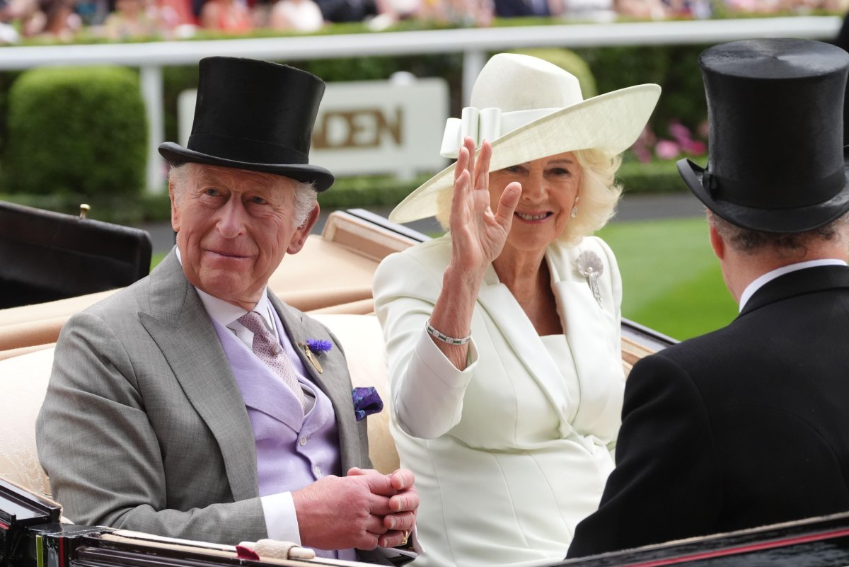 King Charles III and Queen Camilla attend Royal Ascot on June 18, 2026 (Jonathan Brady/PA Images/Alamy)