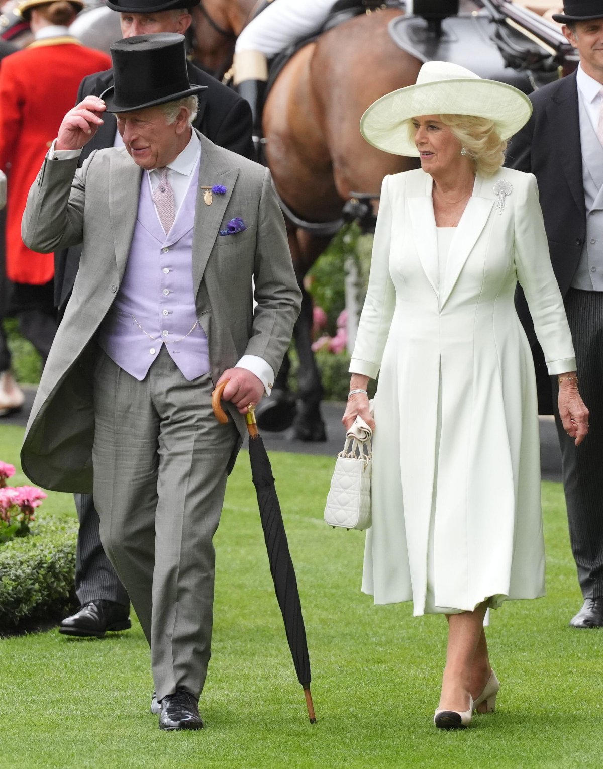 King Charles III and Queen Camilla attend Royal Ascot on June 18, 2026 (Jonathan Brady/PA Images/Alamy)