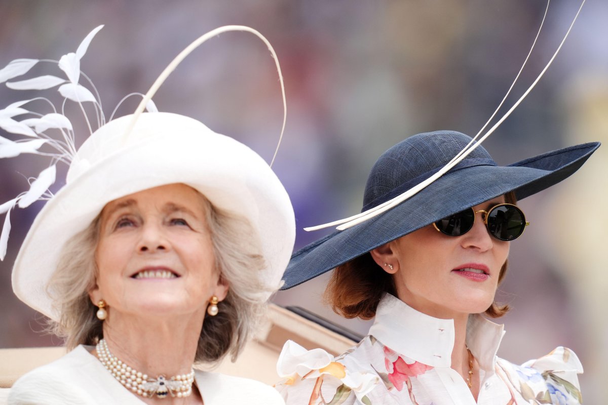 Lady Cavendish and Felicity Blunt attend Royal Ascot on June 18, 2026 (John Walton/PA Images/Alamy)