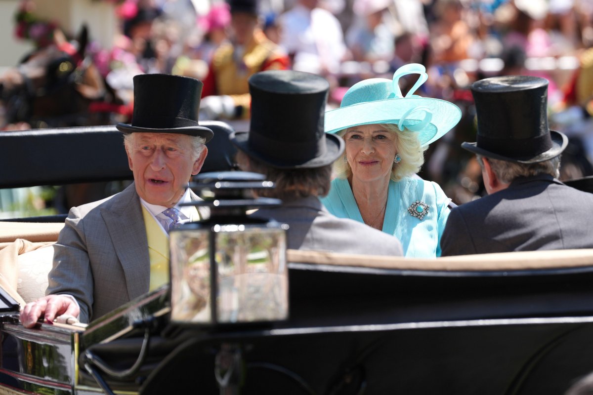 King Charles III and Queen Camilla attend Royal Ascot on June 19, 2026 (Jonathan Brady/PA Images/Alamy)