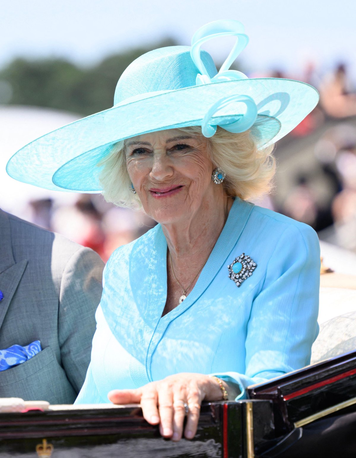 Queen Camilla attends Royal Ascot on June 19, 2026 (Doug Peters/Alamy)