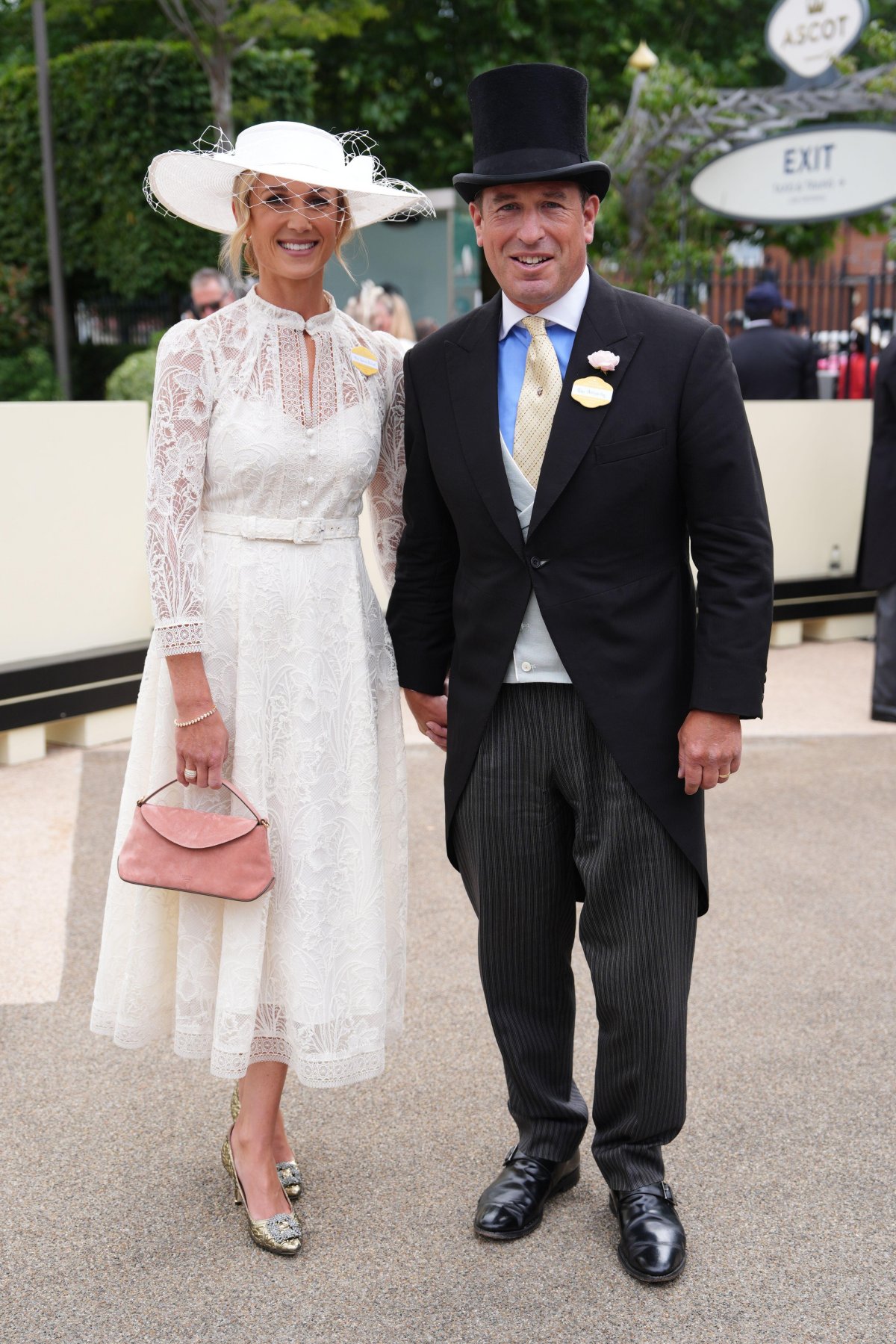 Harriet and Peter Phillips attend Royal Ascot on June 20, 2026 (Jonathan Brady/PA Images/Alamy)