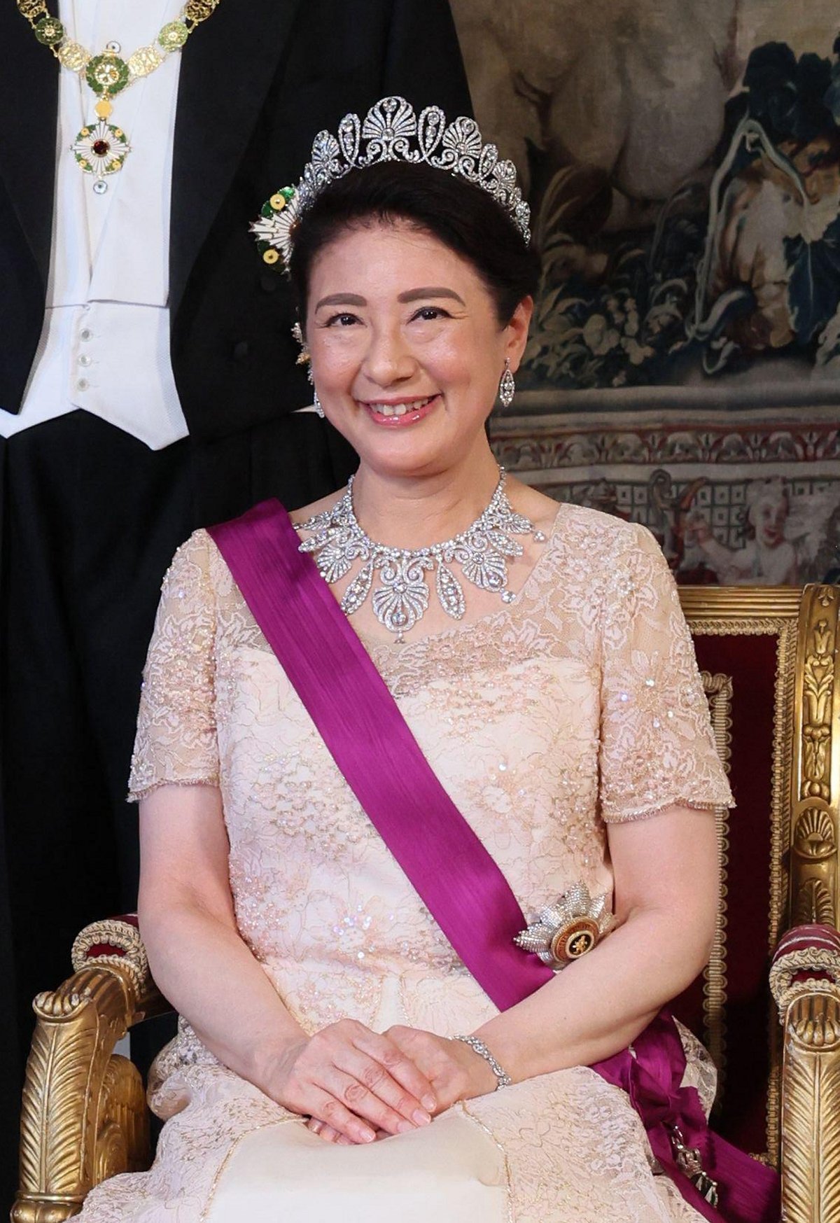 The King and Queen of the Belgians host a state banquet in honor of the Emperor and Empress of Japan at the Palace of Laeken on June 23, 2026 (BENOIT DOPPAGNE/Belga News Agency/Alamy)