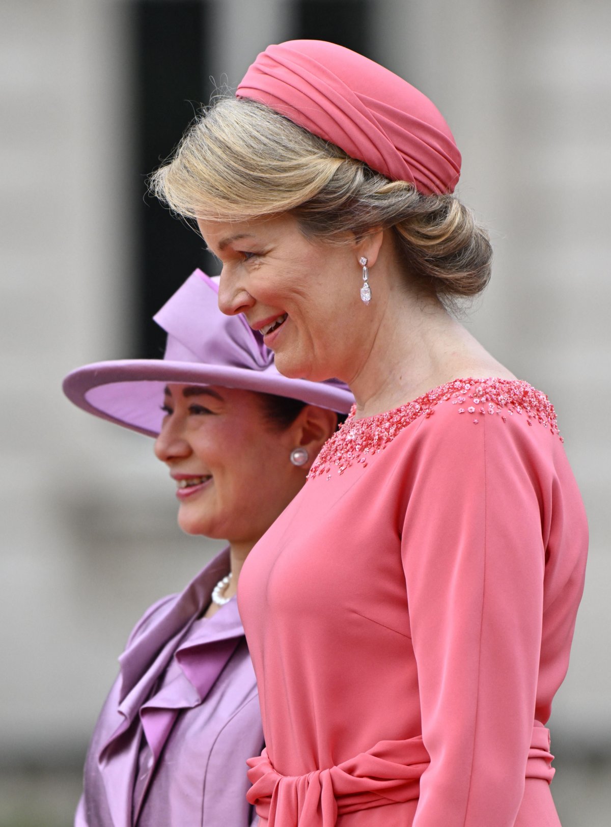 The King and Queen of the Belgians officially welcome the Emperor and Empress of Japan to Brussels on June 23, 2026 (ERIC LALMAND/Belga News Agency/Alamy)