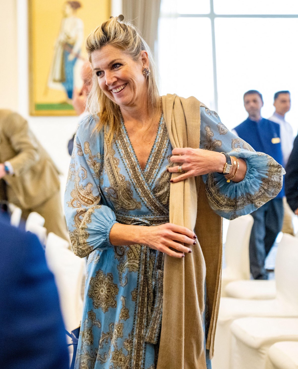 The Queen of the Netherlands visits Mumbai as Special Advocate for Financial Health of the UN Secretary-General on June 24, 2026 (Patrick van Emst/NLBeeld/Alamy)