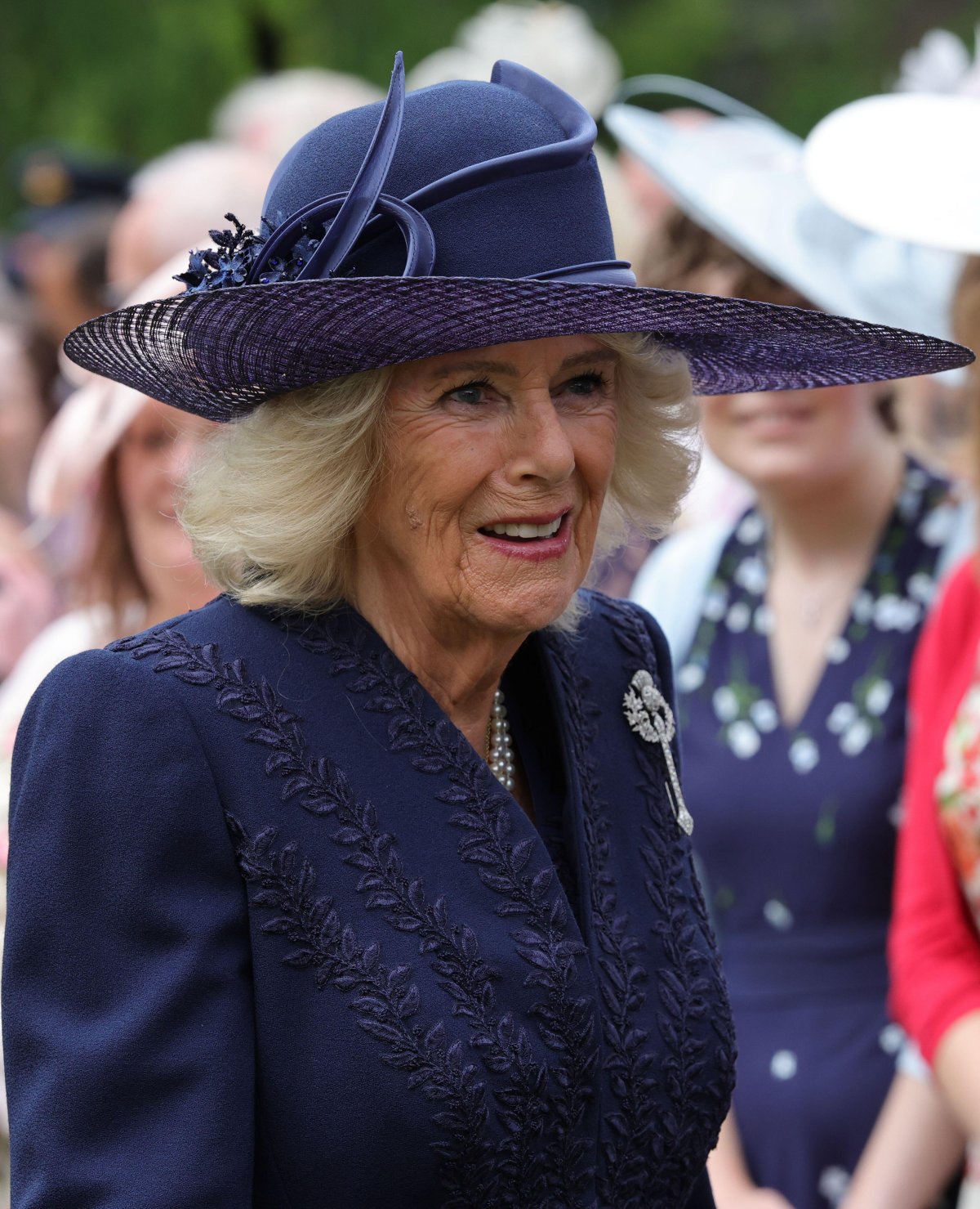 King Charles III and Queen Camilla host a garden party at the Palace of Holyroodhouse in Edinburgh on June 30, 2026 (Steve Welsh/PA Images/Alamy)