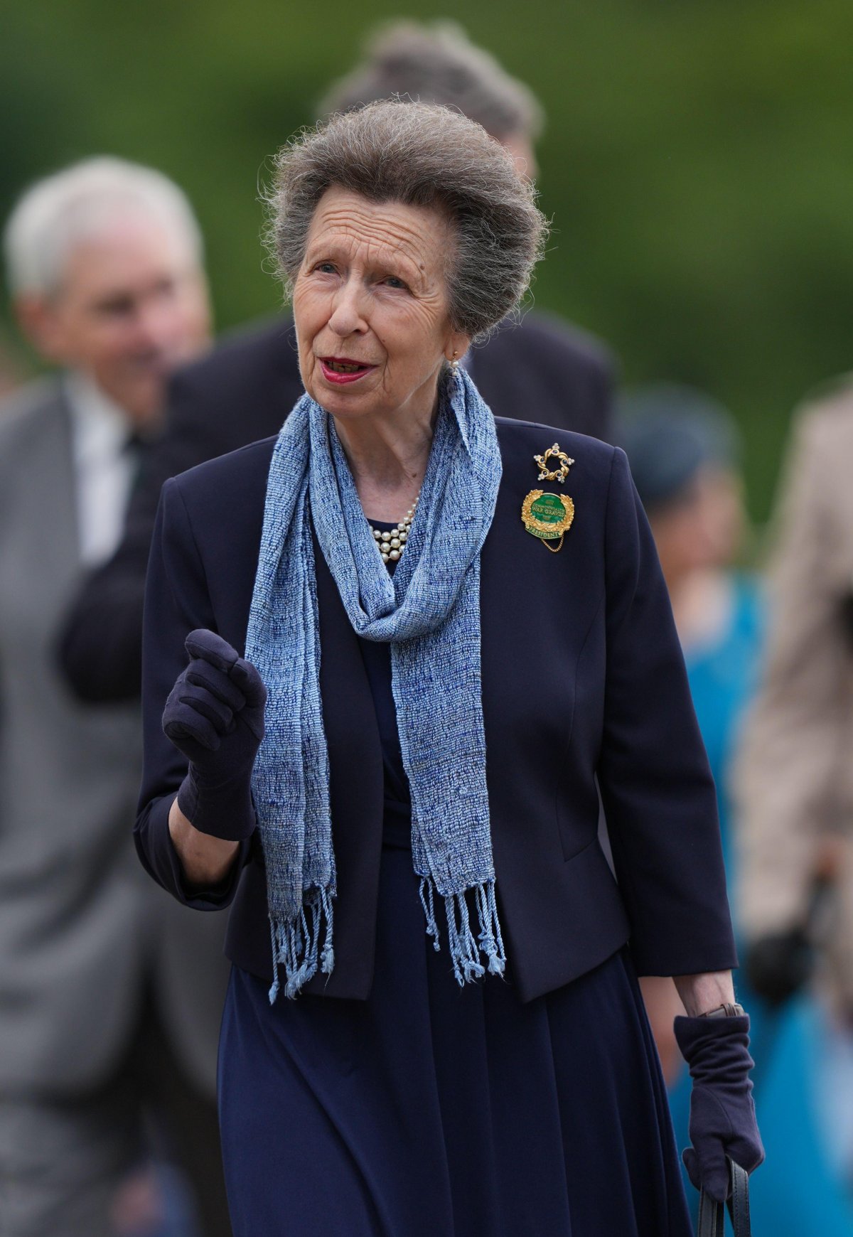 The Princess Royal attends a service for the 110th anniversary of the Battle of the Somme at the Beaumont-Hamel Newfoundland Memorial in France on July 1, 2026 (Yui Mok/PA Images/Alamy)