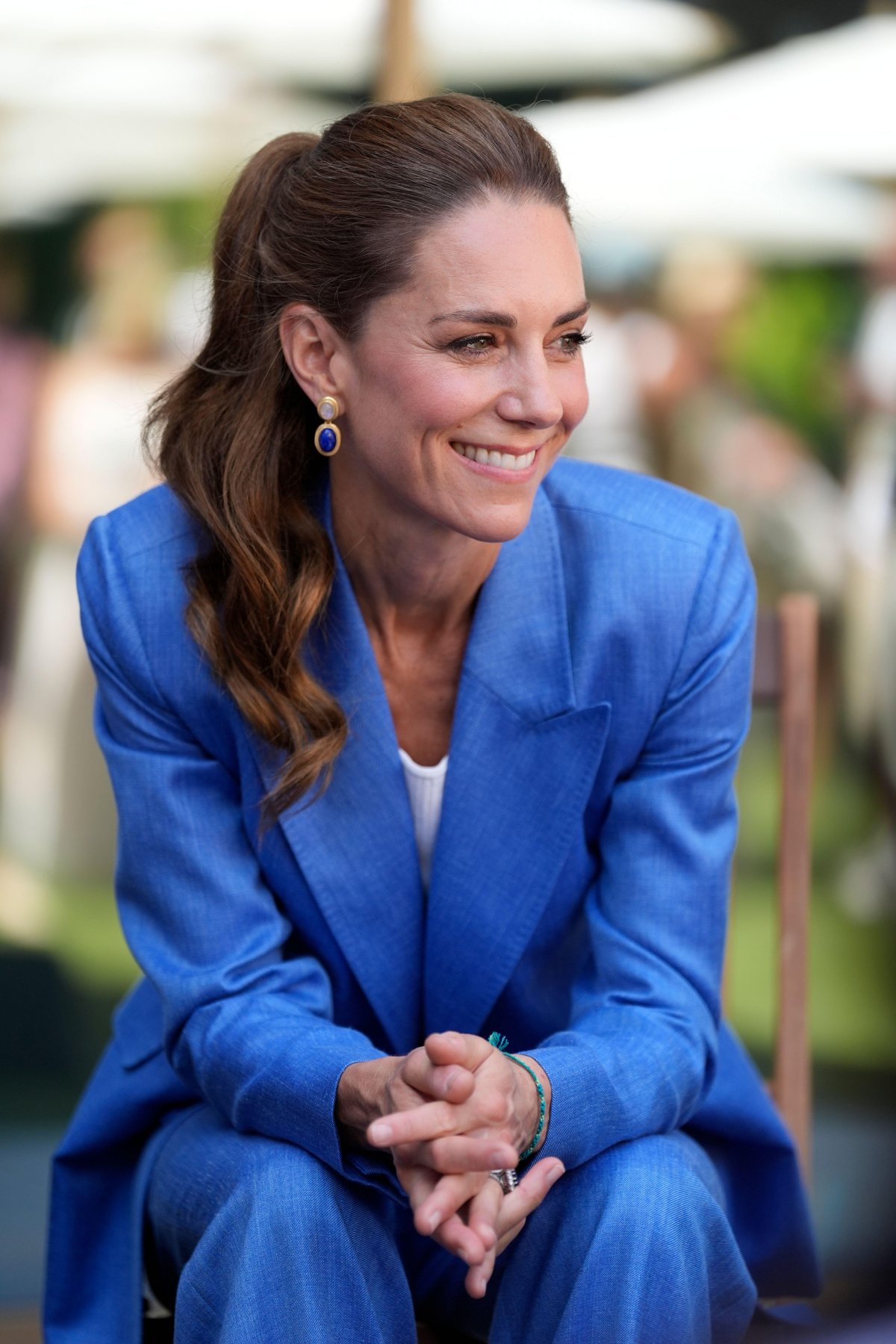 The Princess of Wales attends the Wimbledon Championships at the All England Lawn Tennis and Croquet Club on July 2, 2026 (Andrew Matthews/PA Images/Alamy)