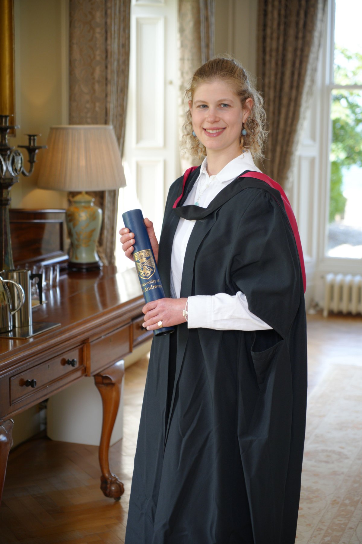 Lady Louise Windsor graduates from the University of St. Andrews in Scotland on July 2, 2026 (PA Images/Alamy)