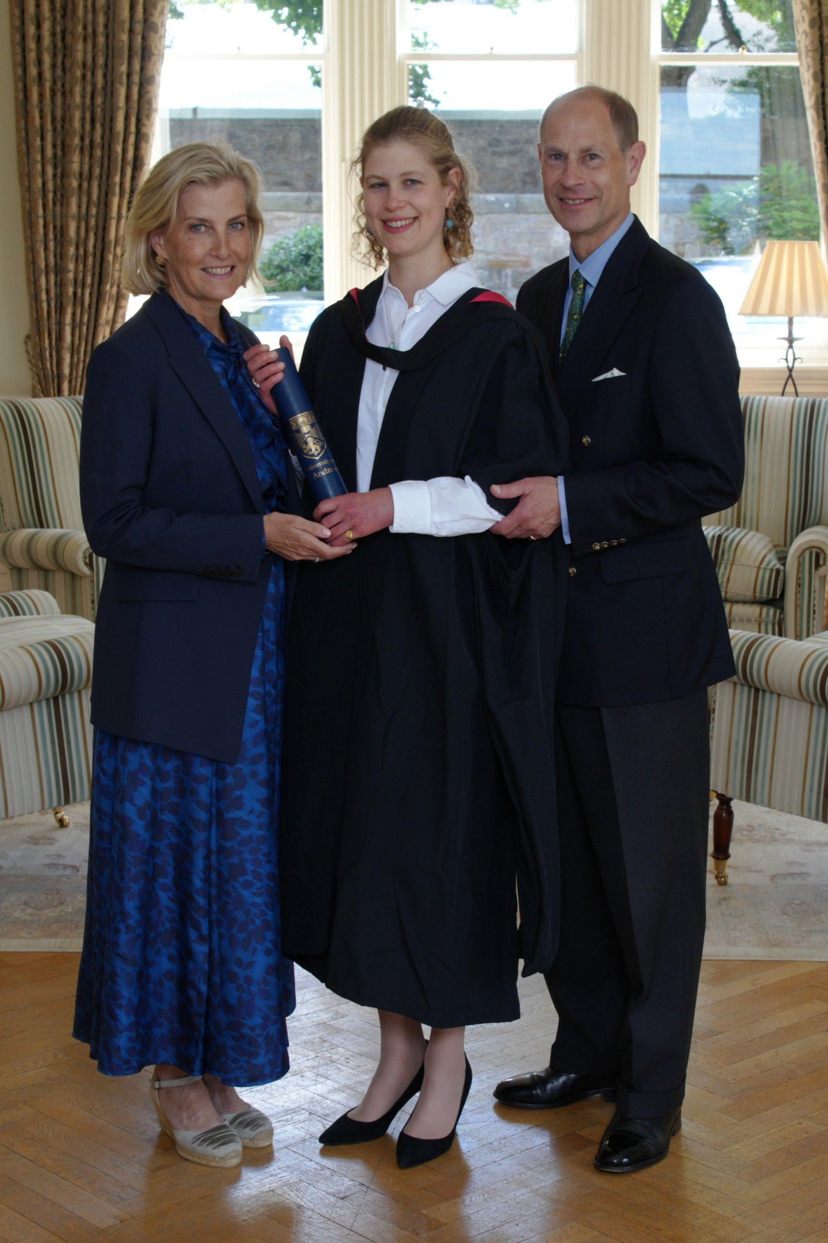 Lady Louise Windsor graduates from the University of St. Andrews in Scotland on July 2, 2026 (PA Images/Alamy)