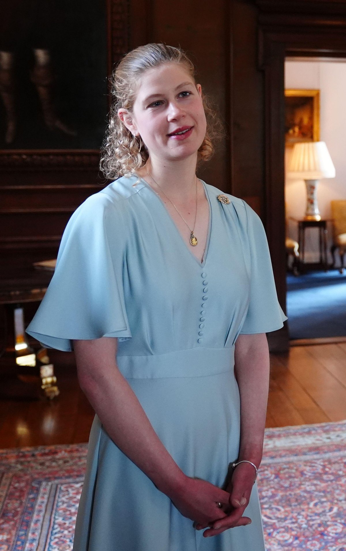 Lady Louise Mountbatten-Windsor receives the Duke of Edinburgh's Gold Award at the Palace of Holyroodhouse on July 3, 2026 (Jane Barlow/PA Images/Alamy)