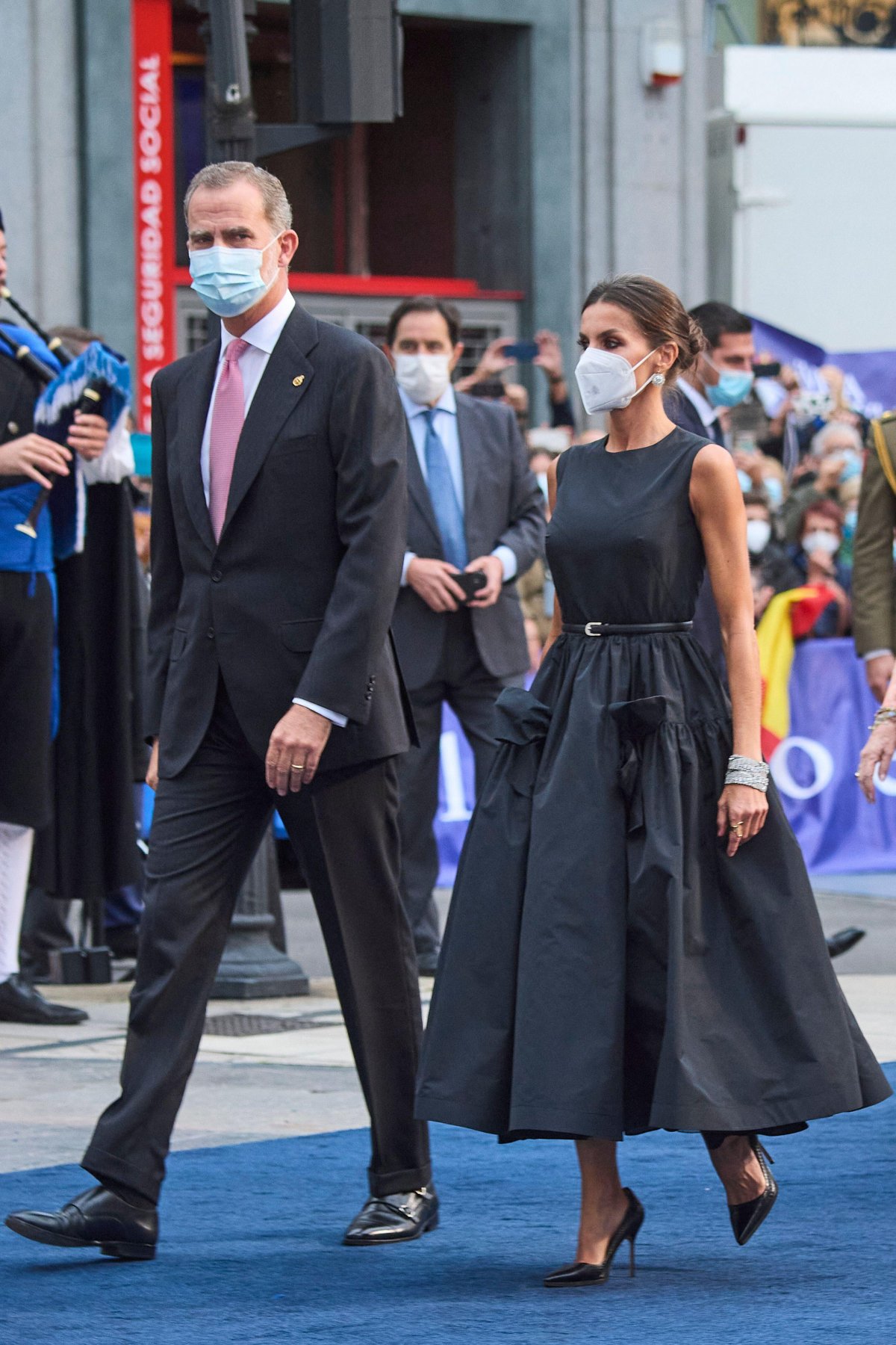 The King and Queen of Spain attend the Princess of Asturias Awards in Oviedo on October 22, 2021 (Jack Abuin/Zuma Press/Alamy)