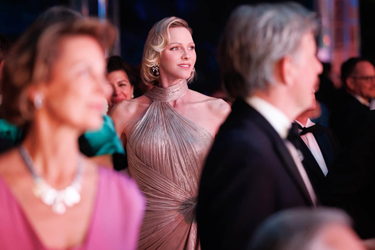 The Prince and Princess of Monaco attend the 77th Monegasque Red Cross Gala at the Salle des Étoiles of the Sporting Monte-Carlo on July 18, 2026 (Michaël Alesi/Palais Princier de Monaco)