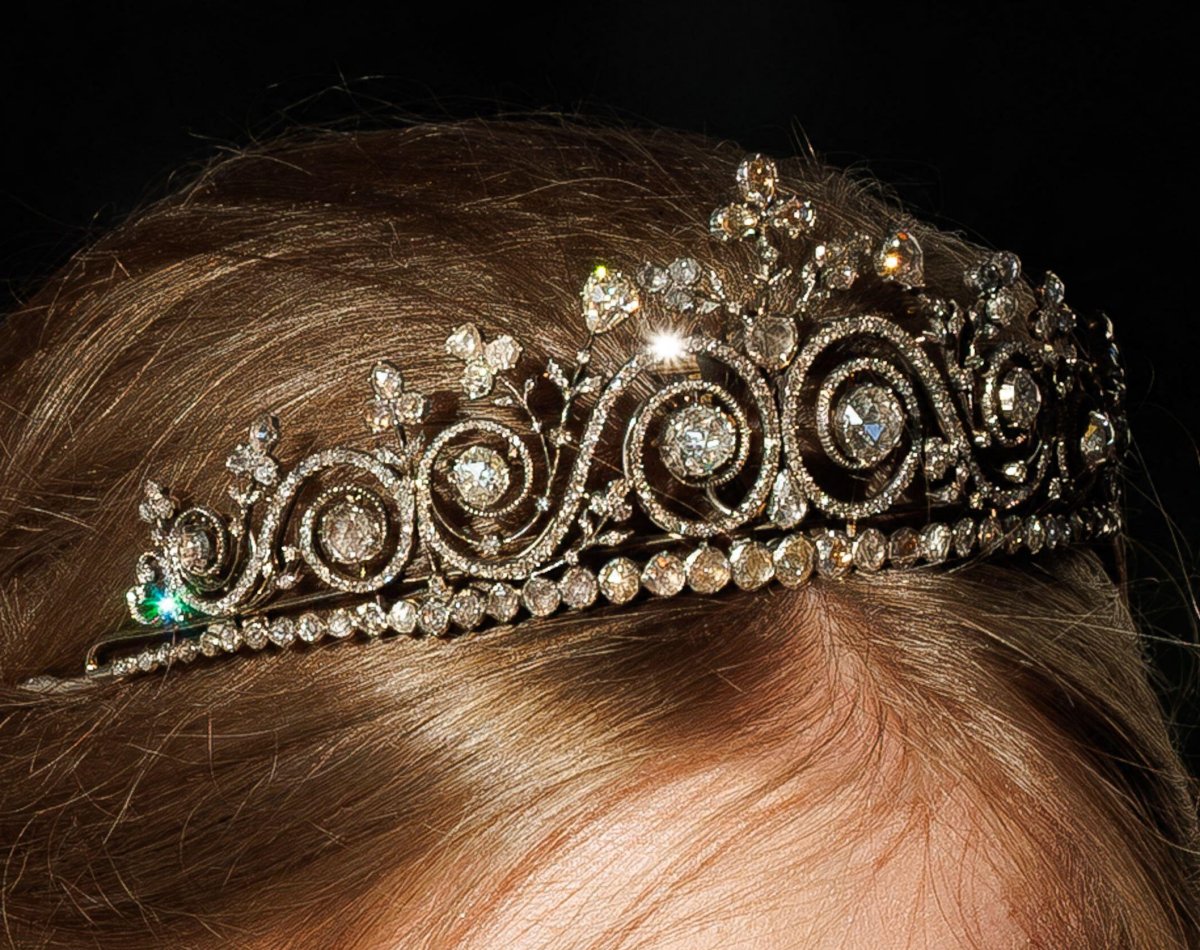 Princess Eléonore of Belgium attends a state banquet honoring the Emperor and Empress of Japan at the Palace of Laeken on June 23, 2026 (BENOIT DOPPAGNE/Belga News Agency/Alamy)