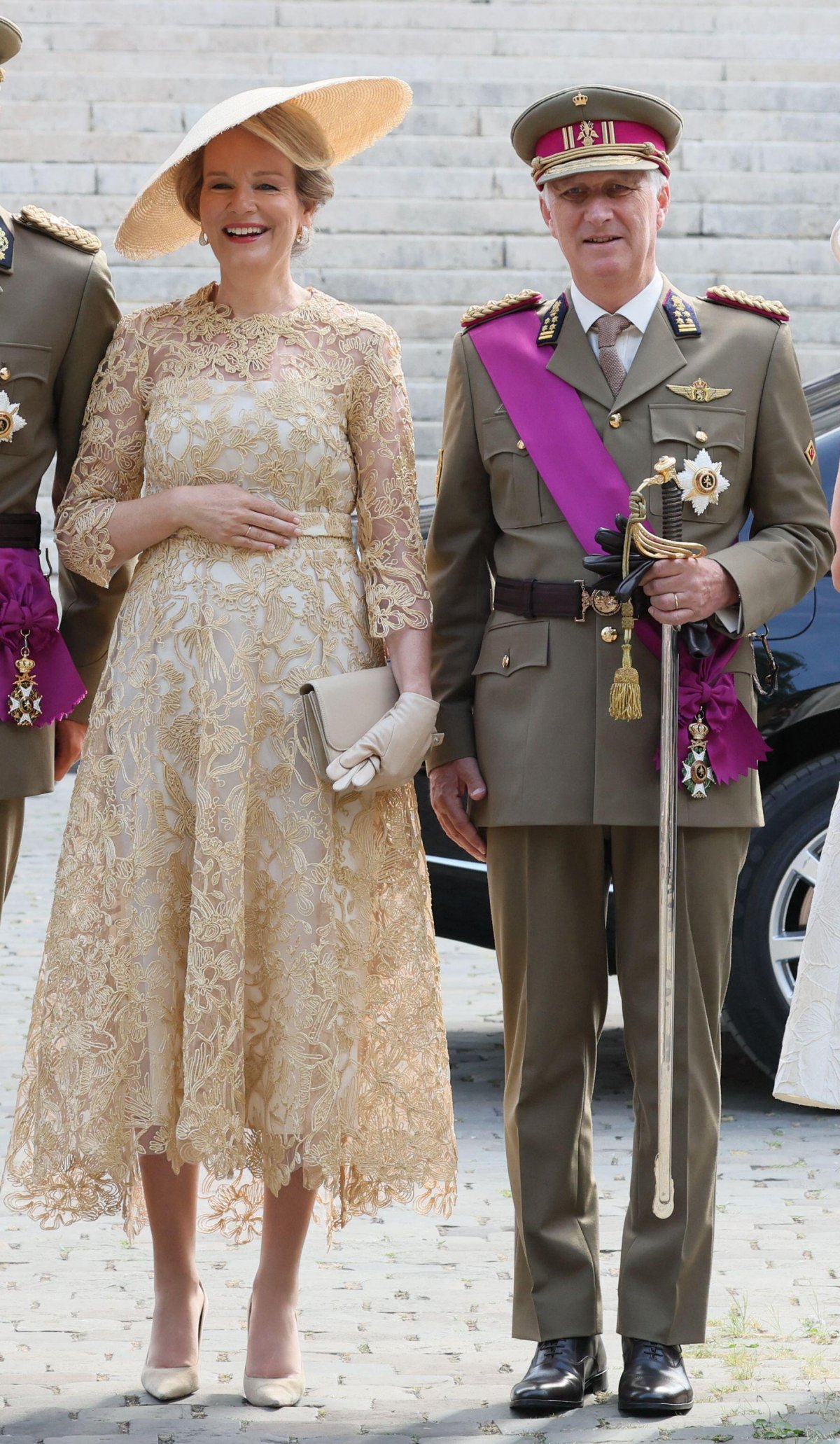 The King and Queen of the Belgians attend a Te Deum mass during National Day celebrations in Brussels on July 21, 2026 (BENOIT DOPPAGNE/Belga News Agency/Alamy)
