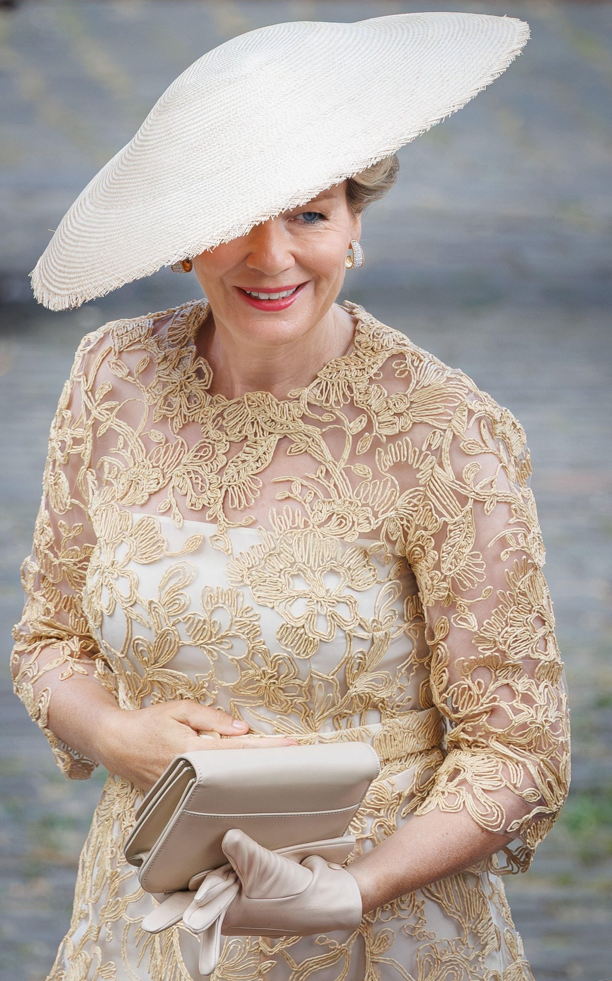 The Queen of the Belgians attends a Te Deum mass during National Day celebrations in Brussels on July 21, 2026 (BENOIT DOPPAGNE/Belga News Agency/Alamy)