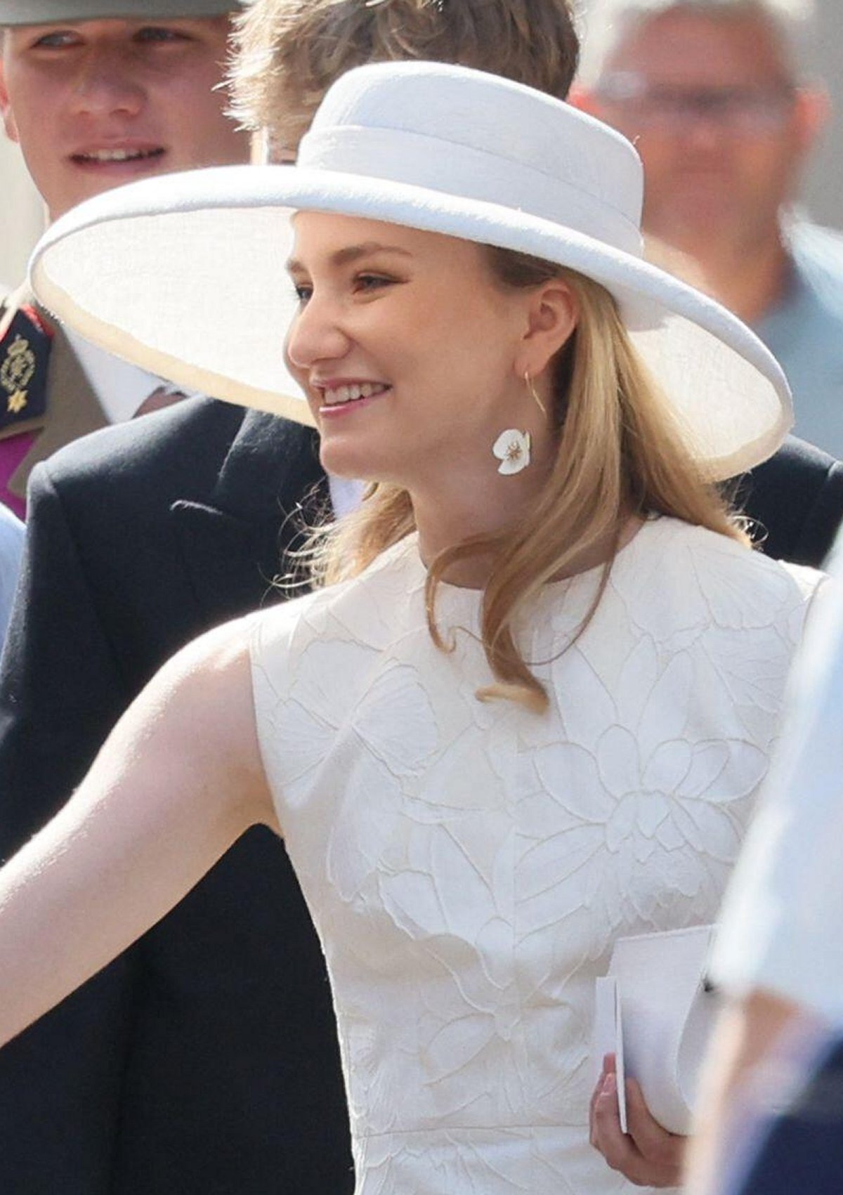 The Duchess of Brabant attends a Te Deum mass during National Day celebrations in Brussels on July 21, 2026 (BENOIT DOPPAGNE/Belga News Agency/Alamy)