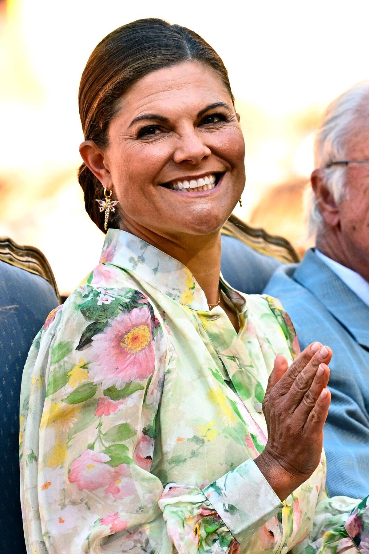 The Crown Princess of Sweden celebrates her birthday in Borgholm on July 14, 2026 (Jonas Ekströmer/TT News Agency/Alamy)