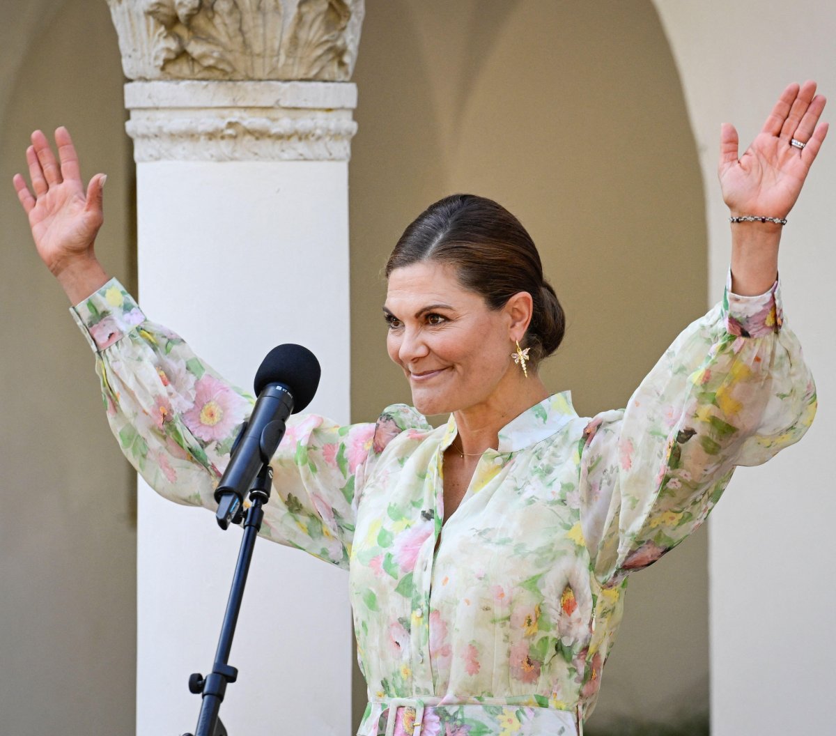 The Crown Princess of Sweden celebrates her birthday in Borgholm on July 14, 2026 (Jonas Ekströmer/TT News Agency/Alamy)
