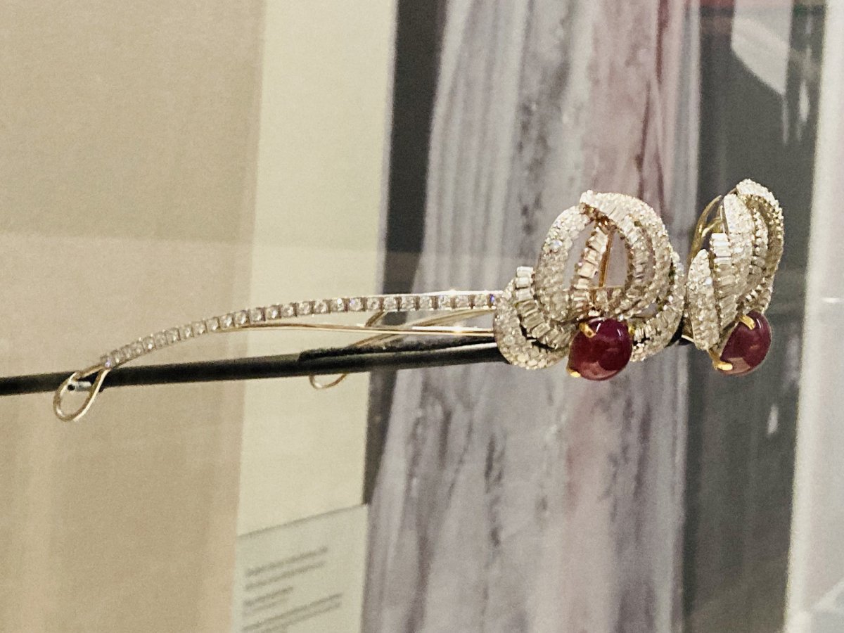 Views of "The Wedding of the Century," a special exhibition at the Prince's Palace in Monaco (Photo © Sian)