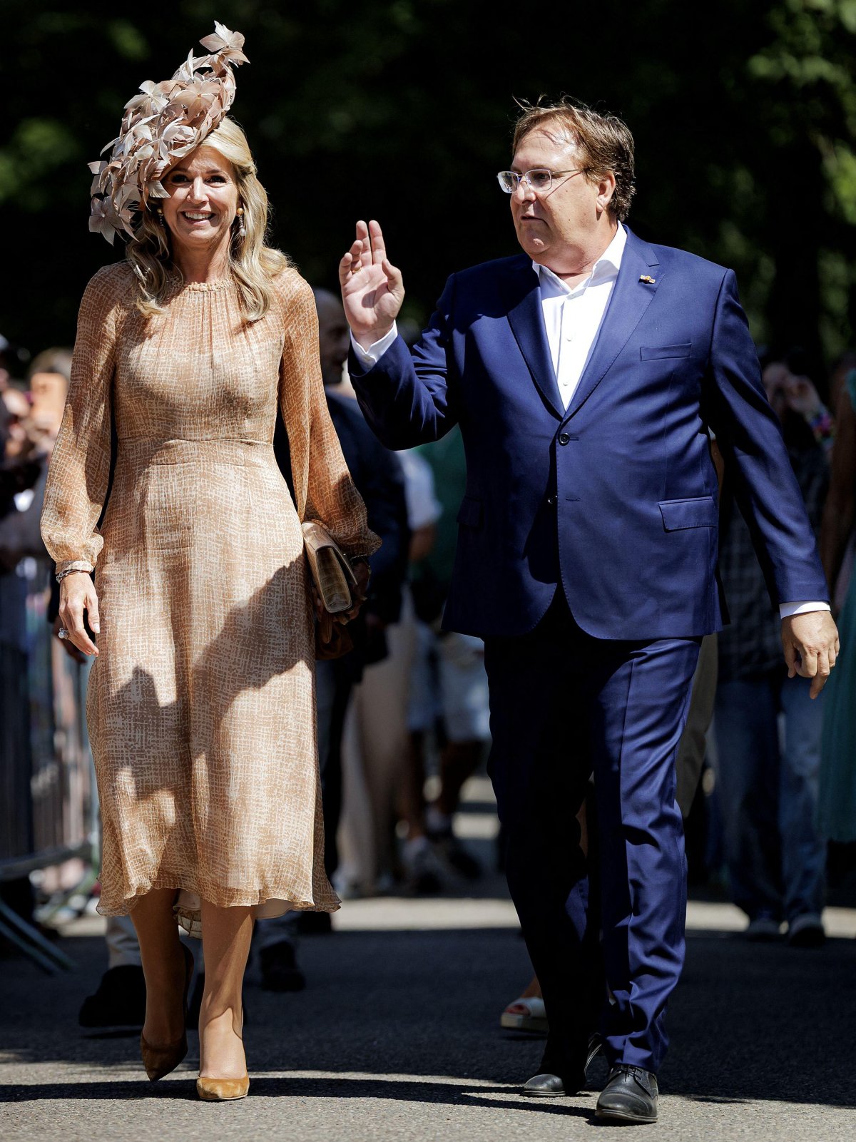 The Queen of the Netherlands opens WorldPride 2026 at Vondelpark in Amsterdam on July 24, 2026 (RAMON VAN FLYMEN/ANP/Alamy)