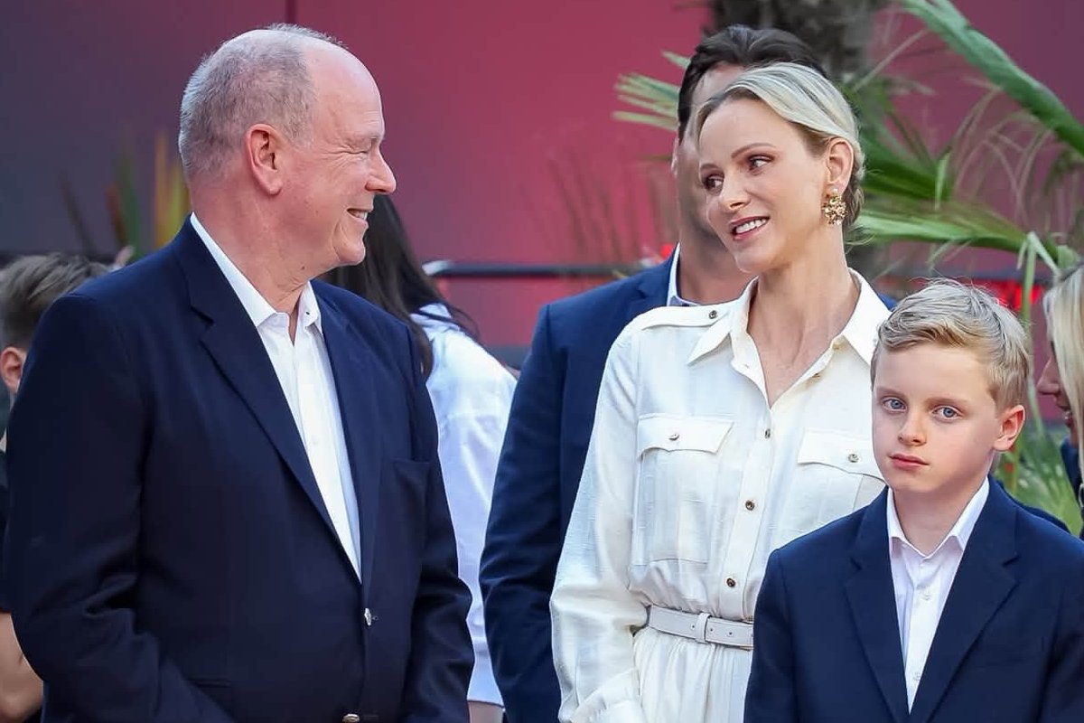 The Prince and Princess of Monaco, with Hereditary Prince Jacques, Princess Gabriella, and Princess Stephanie, attend the opening of the new Monaco area at Europa-Park in Germany on June 29, 2026 (Frédéric Nebinger/Palais Princier de Monaco)