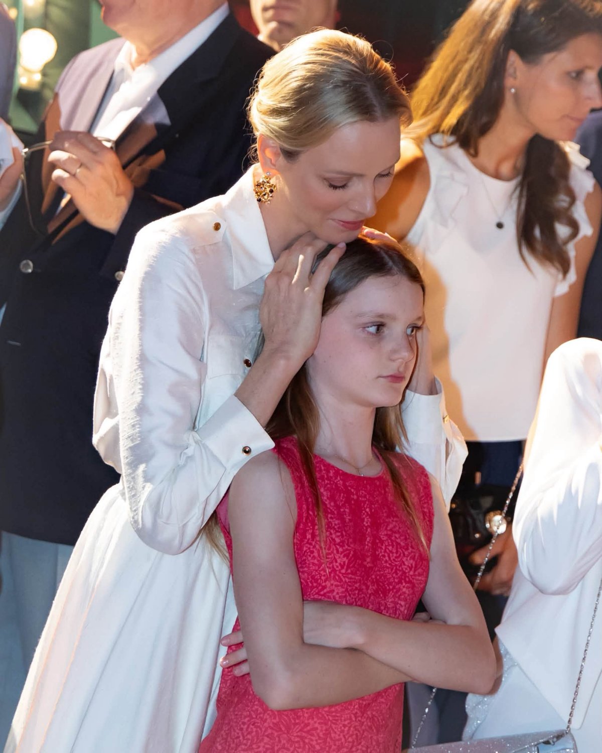 The Prince and Princess of Monaco, with Hereditary Prince Jacques, Princess Gabriella, and Princess Stephanie, attend the opening of the new Monaco area at Europa-Park in Germany on June 29, 2026 (Frédéric Nebinger/Palais Princier de Monaco)