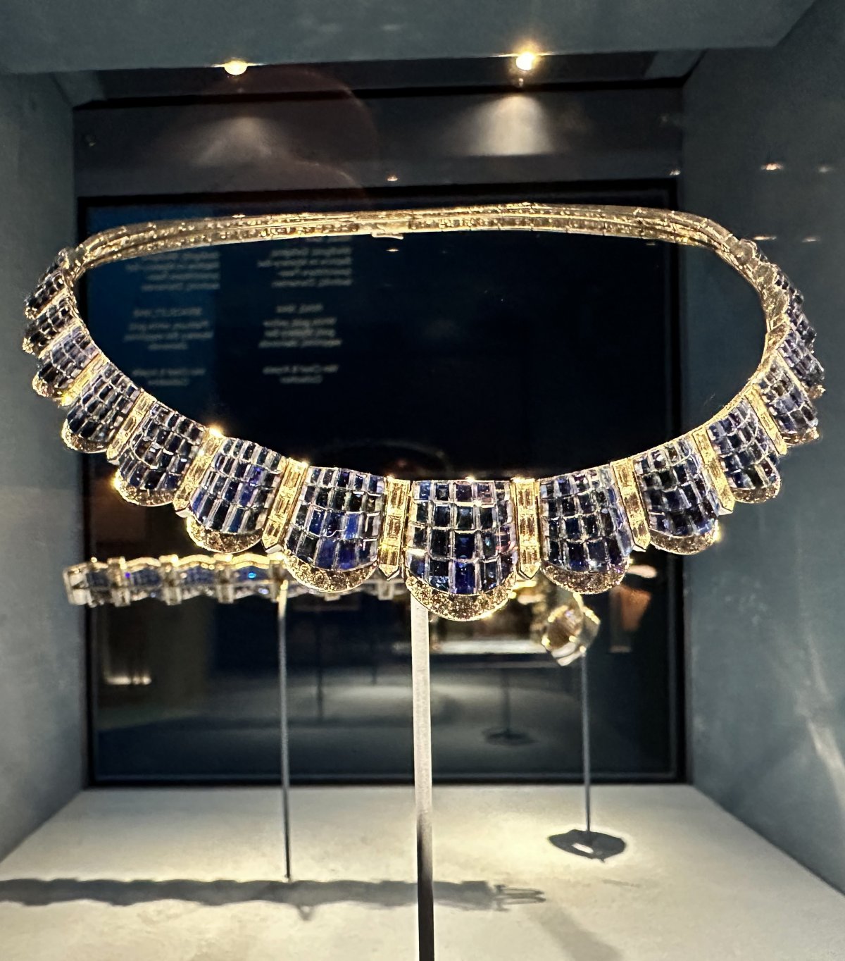 The Everest Necklace, set with sapphires and diamonds, made by Van Cleef & Arpels, 1983 (Photo generously shared by Toni)