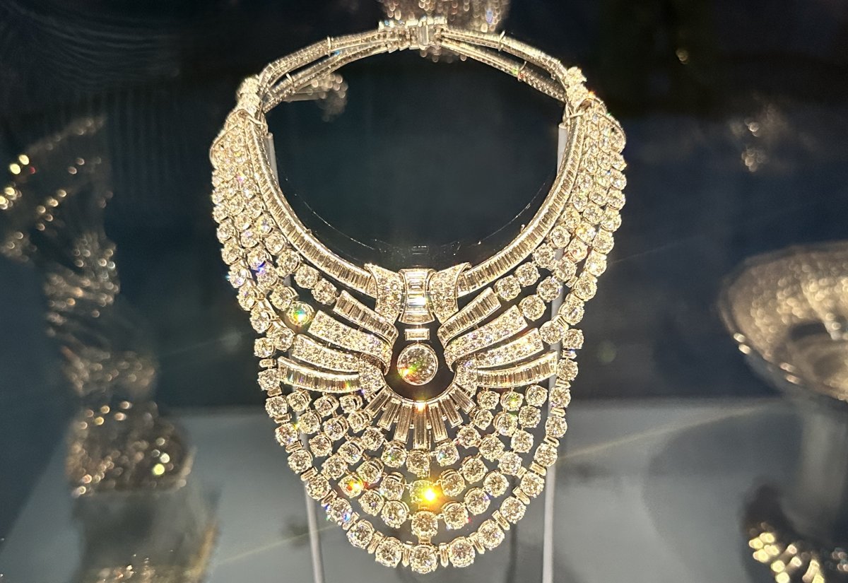 Queen Nazli's diamond necklace, made by Van Cleef & Arpels, 1939 (Photo generously shared by Toni)