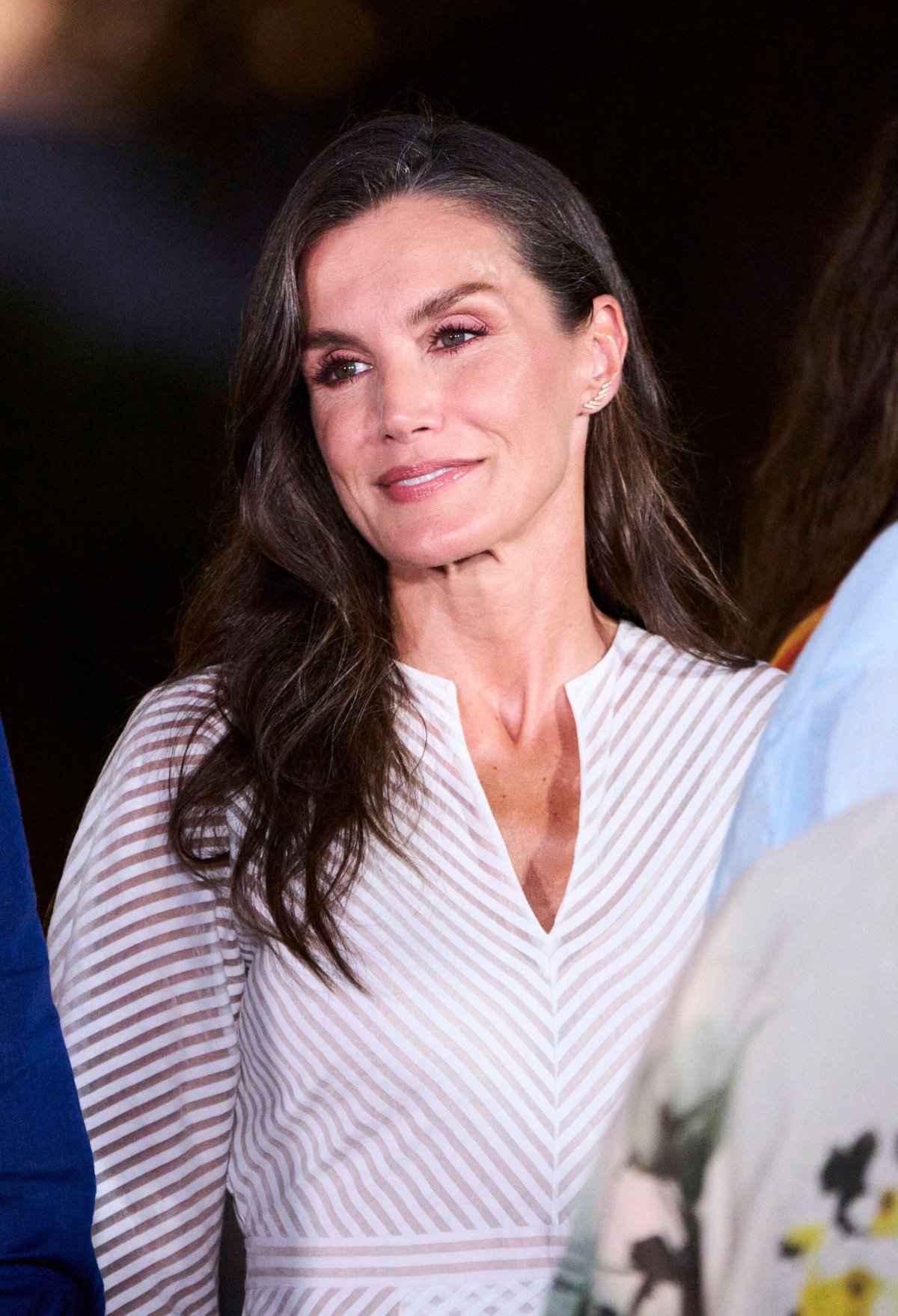 The Queen of Spain attends a dinner for local authorities at at Marivent Palace in Palma on August 4, 2026 (Jack Abuin/Zuma Press/Alamy)