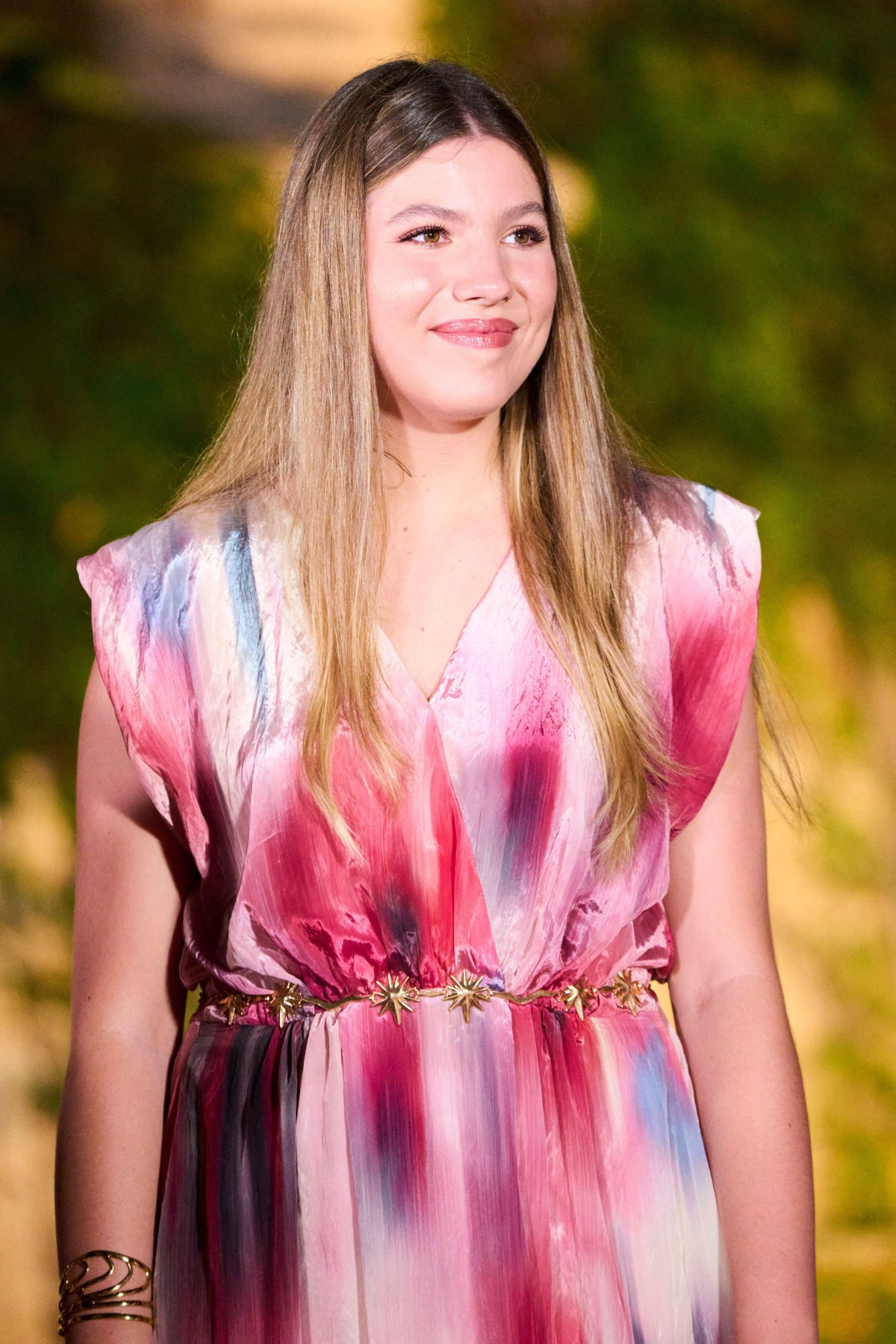 Infanta Sofia of Spain attends a dinner for local authorities at at Marivent Palace in Palma on August 4, 2026 (MPG/Alamy)