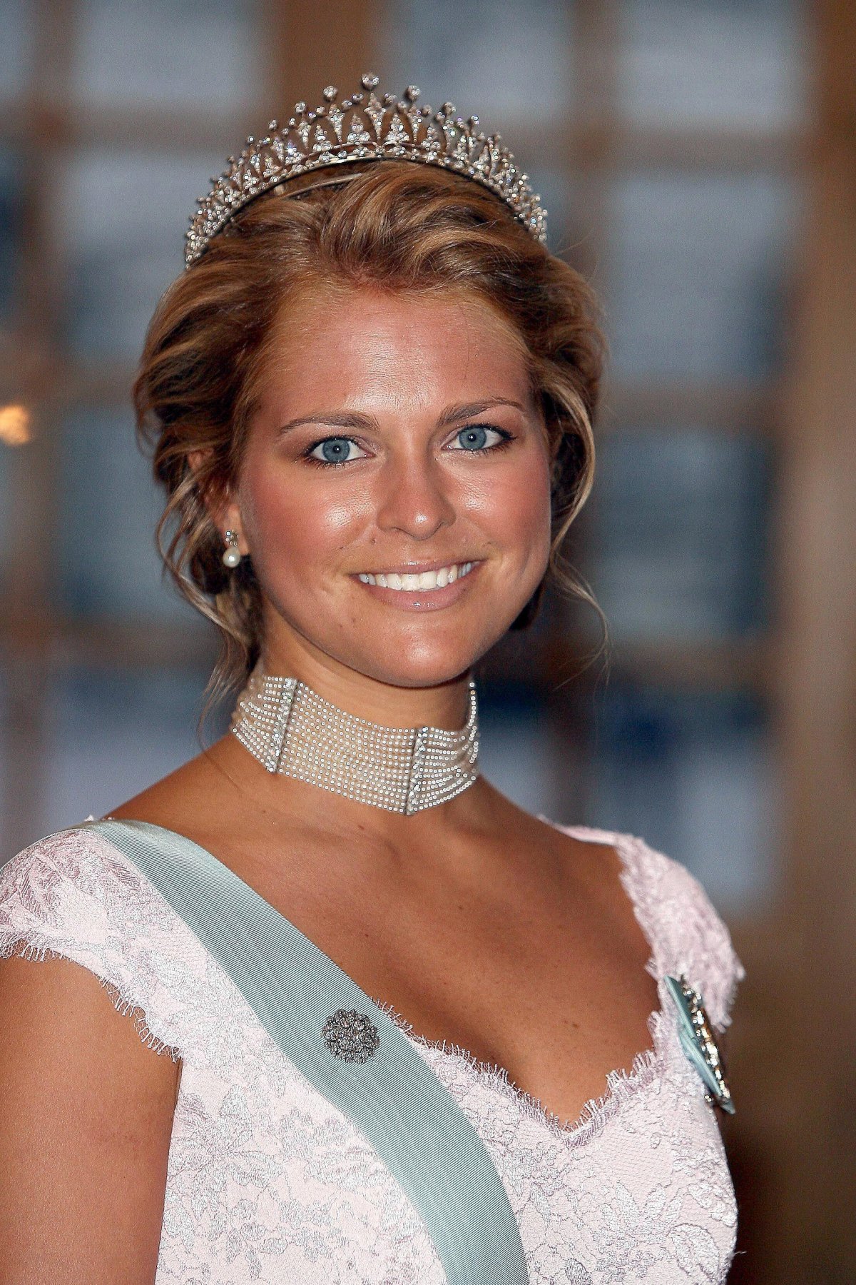 Princess Madeleine of Sweden attends a gala dinner celebrating her father's 60th birthday on April 30, 2006 (Abaca Press/Alamy)