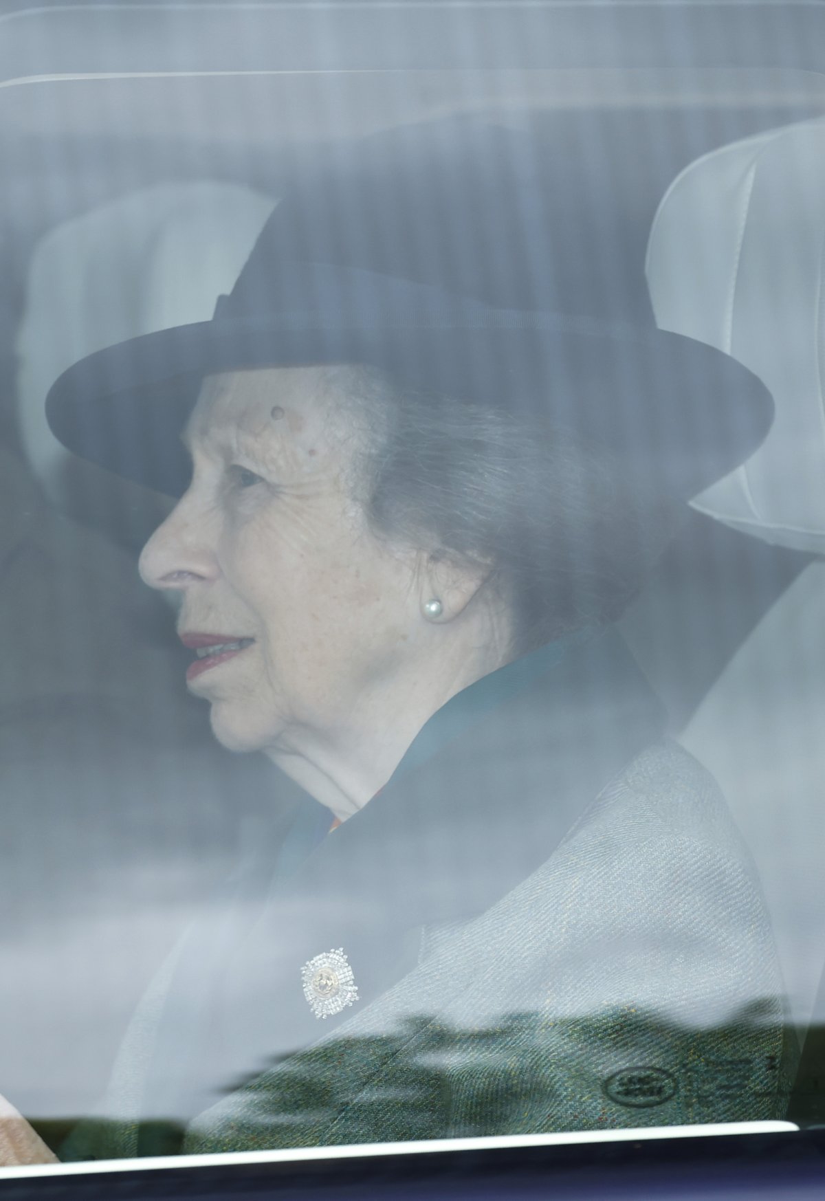 The Princess Royal and Sir Timothy Laurence, with the Duke and Duchess of Edinburgh, attend a service at Crathie Kirk near Balmoral Castle on August 23, 2026 (Jeff J Mitchell/Getty Images)