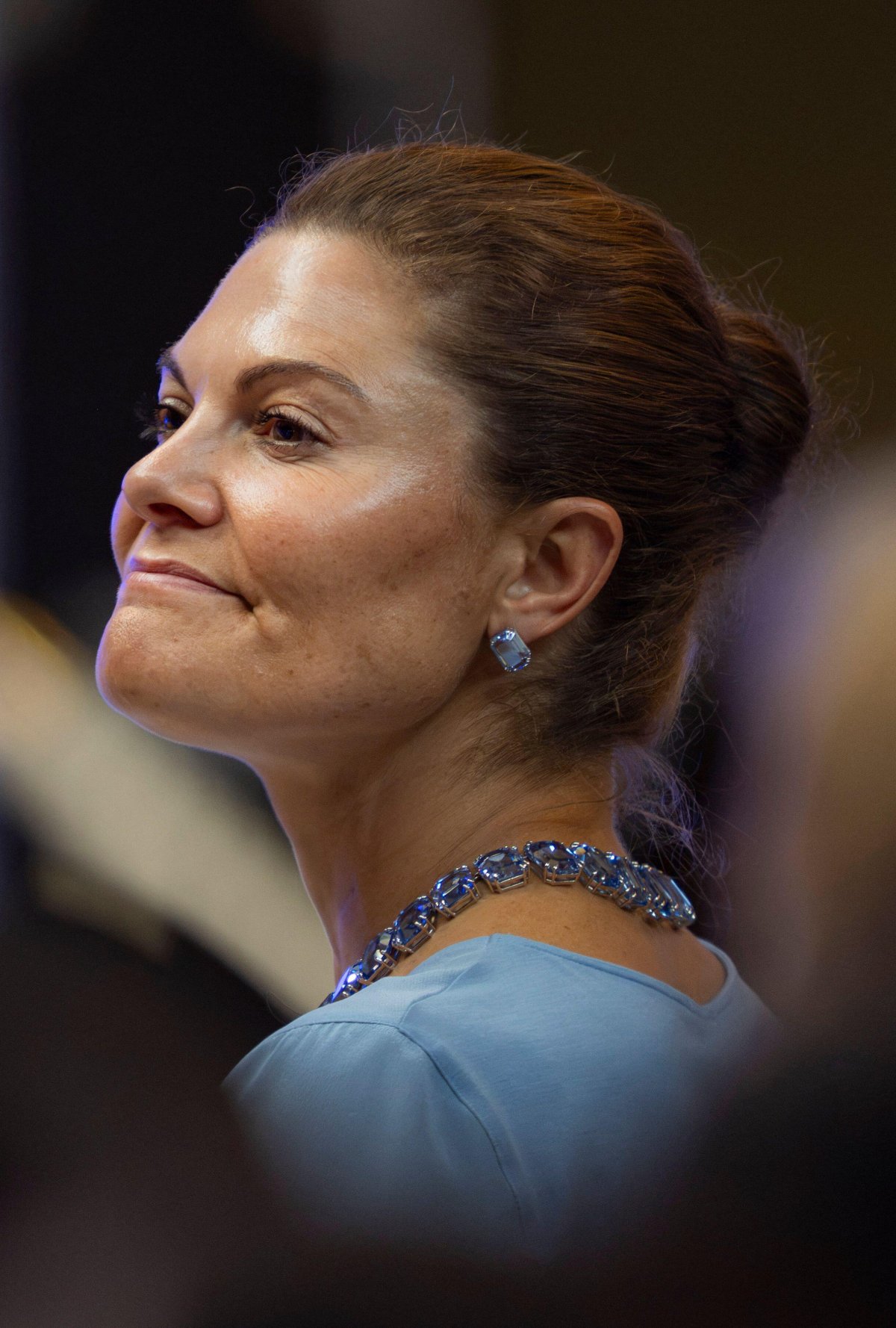 The Crown Princess of Sweden attends the Stockholm Junior Water Prize award ceremony at Stockholm City Hall on August 25, 2026 (Pontus Lundahl/TT News Agency/Alamy)
