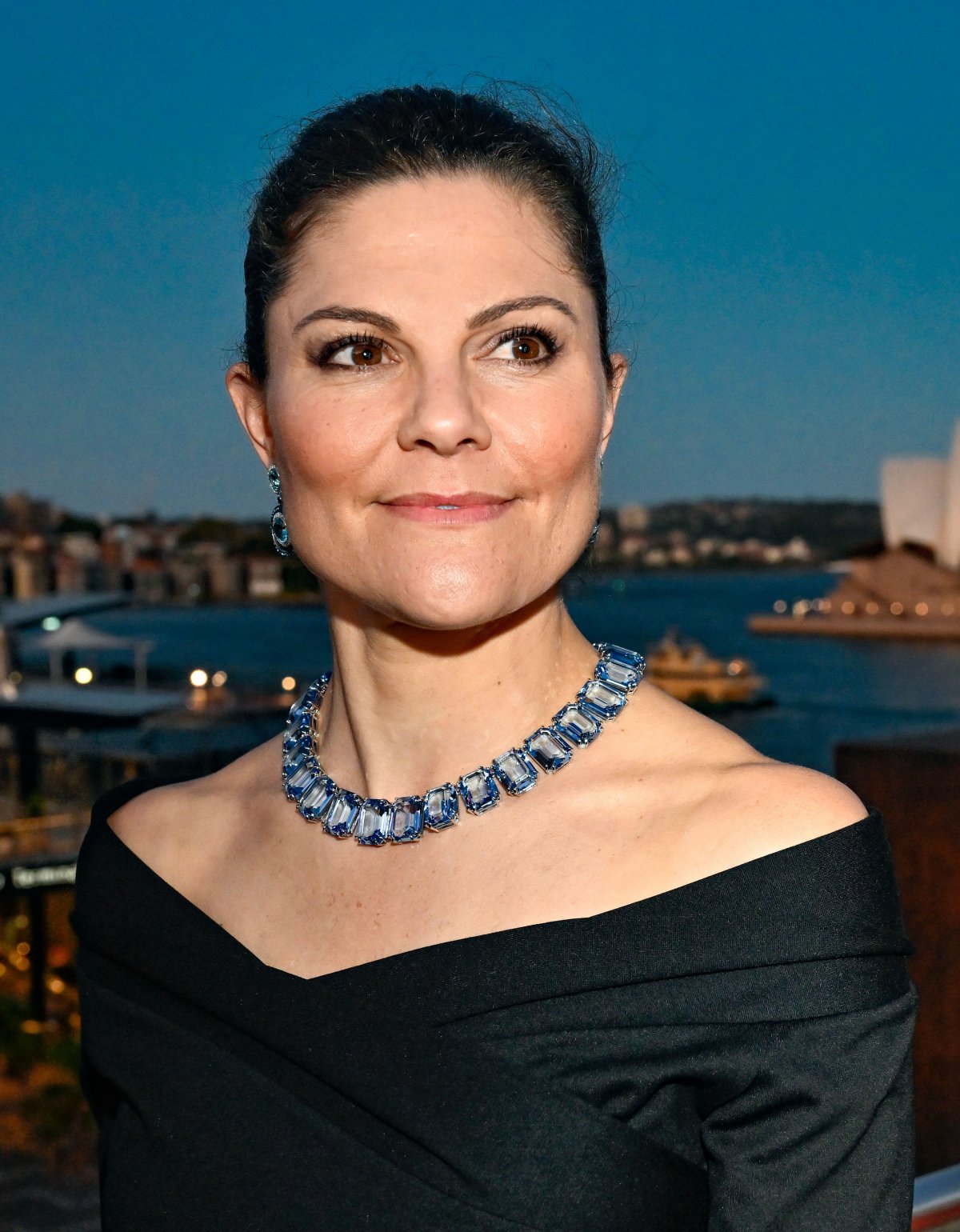Crown Princess Victoria of Sweden attends a reception for Swedish Australians and members of the Swedish-Australian Chamber of Commerce at the Museum of Contemporary Art in Sydney, Australia, on February 15, 2023 (Jonas Ekstromer/TT News Agency/Alamy)
