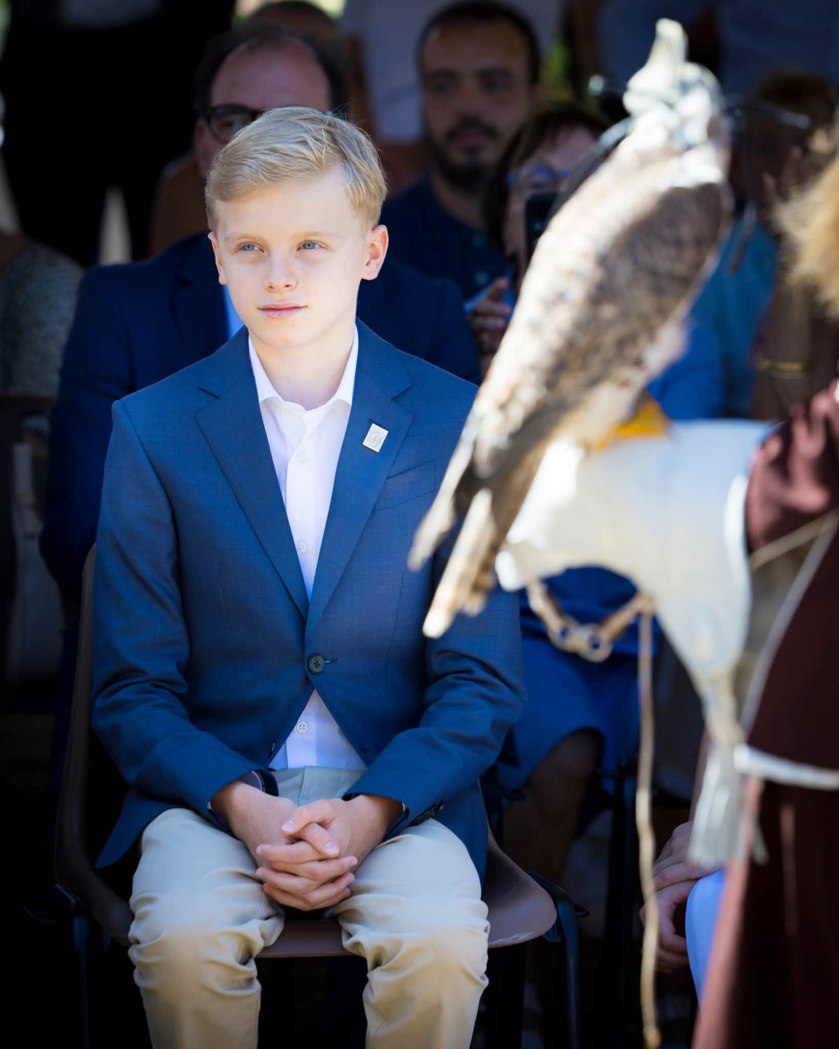 The Prince and Princess of Monaco, with Hereditary Prince Jacques and Princess Gabriella, visit Les Baux-de-Provence in France on September 5, 2026 (Michaël Alesi/Palais Princier de Monaco)